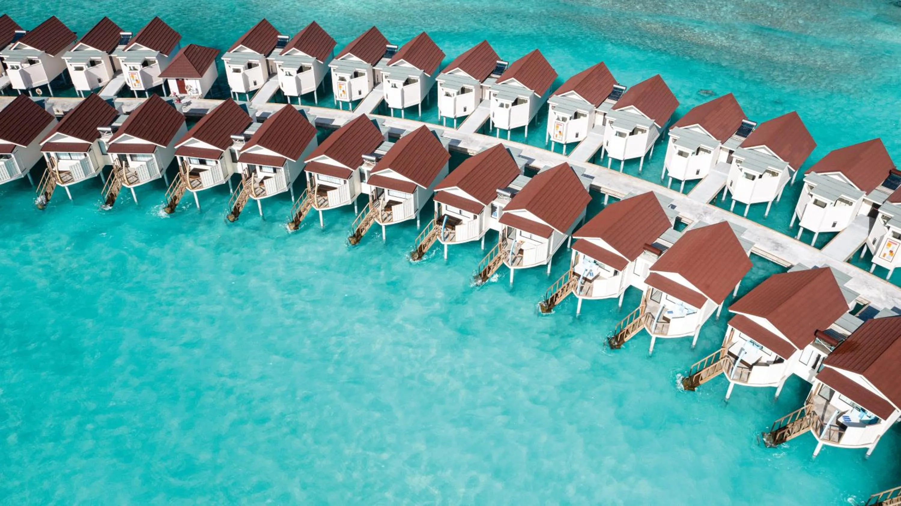 Bird's eye view in OBLU XPERIENCE Ailafushi - All Inclusive with Free Transfers