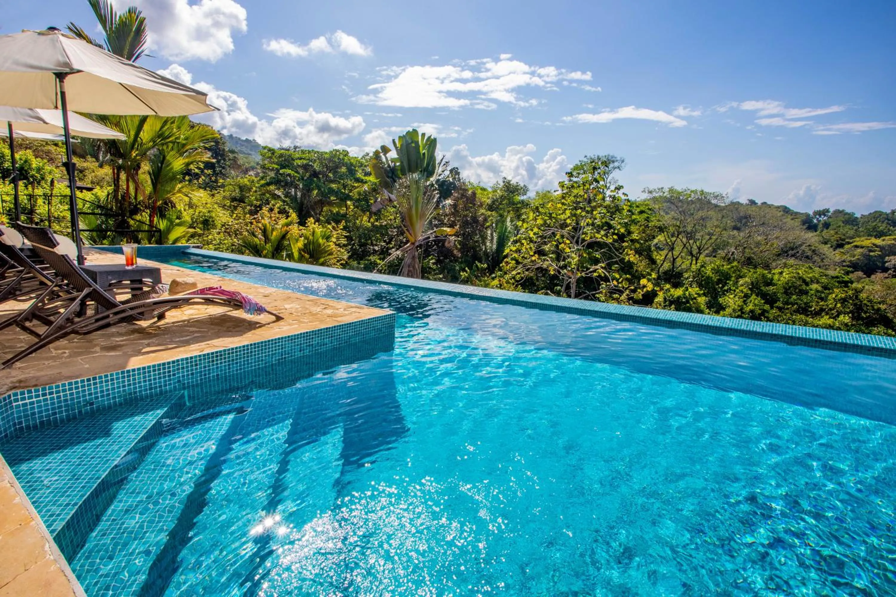 Pool view in Tiki Villas Rainforest Lodge - Adults Only