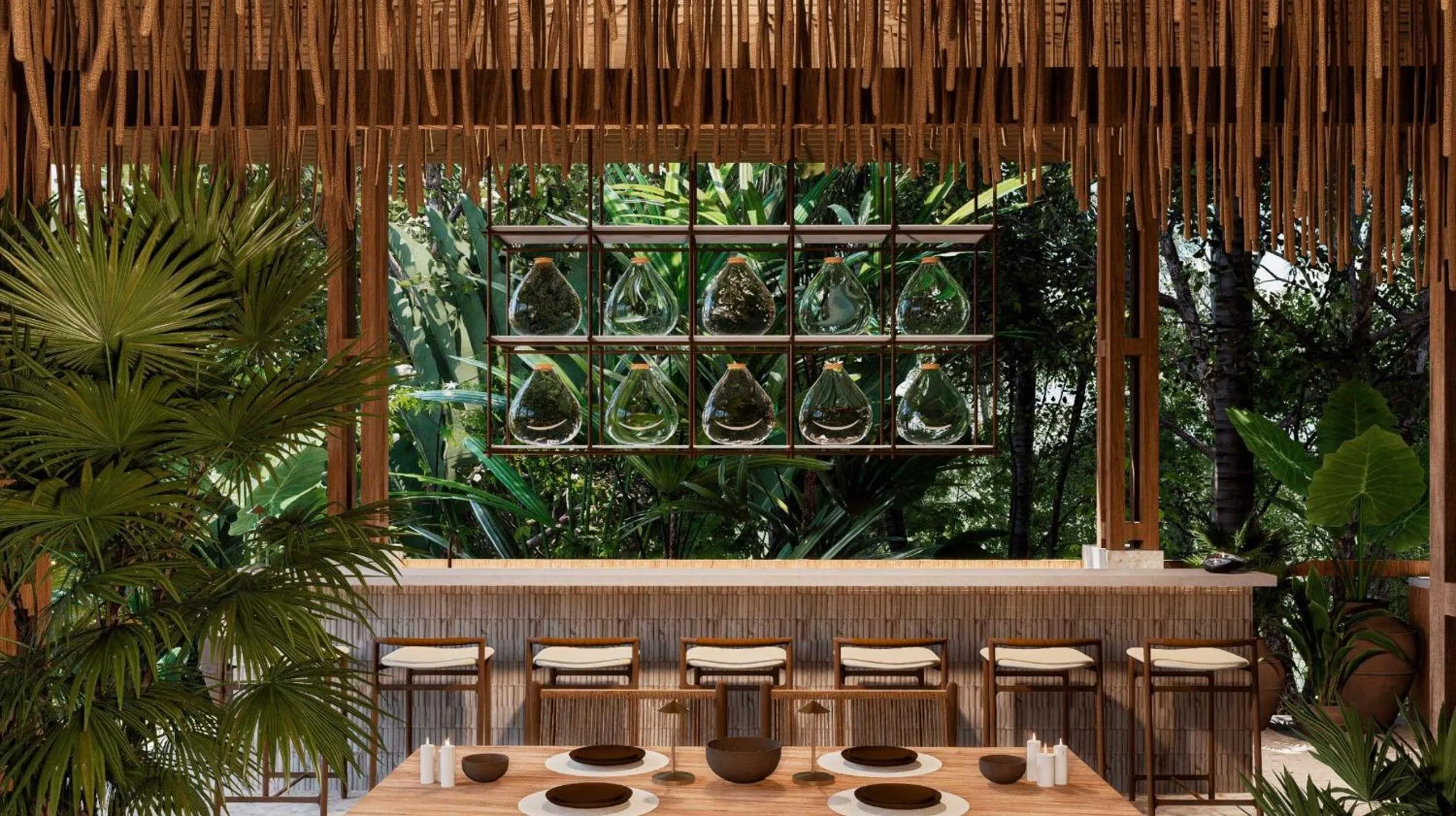 minibar in Tiki Villas Rainforest Lodge - Adults Only