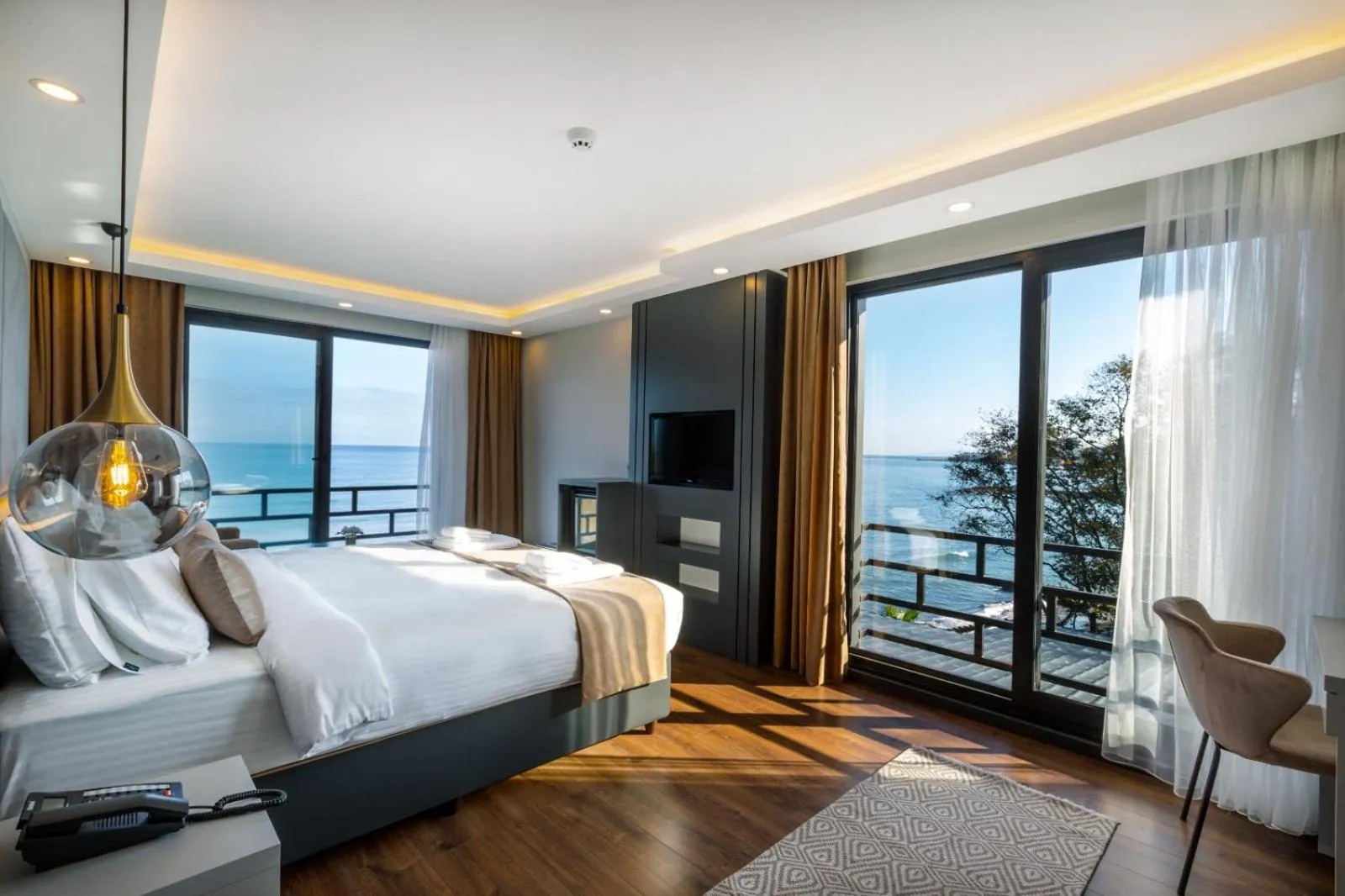 View (from property/room), Bed in SANTANA OTEL