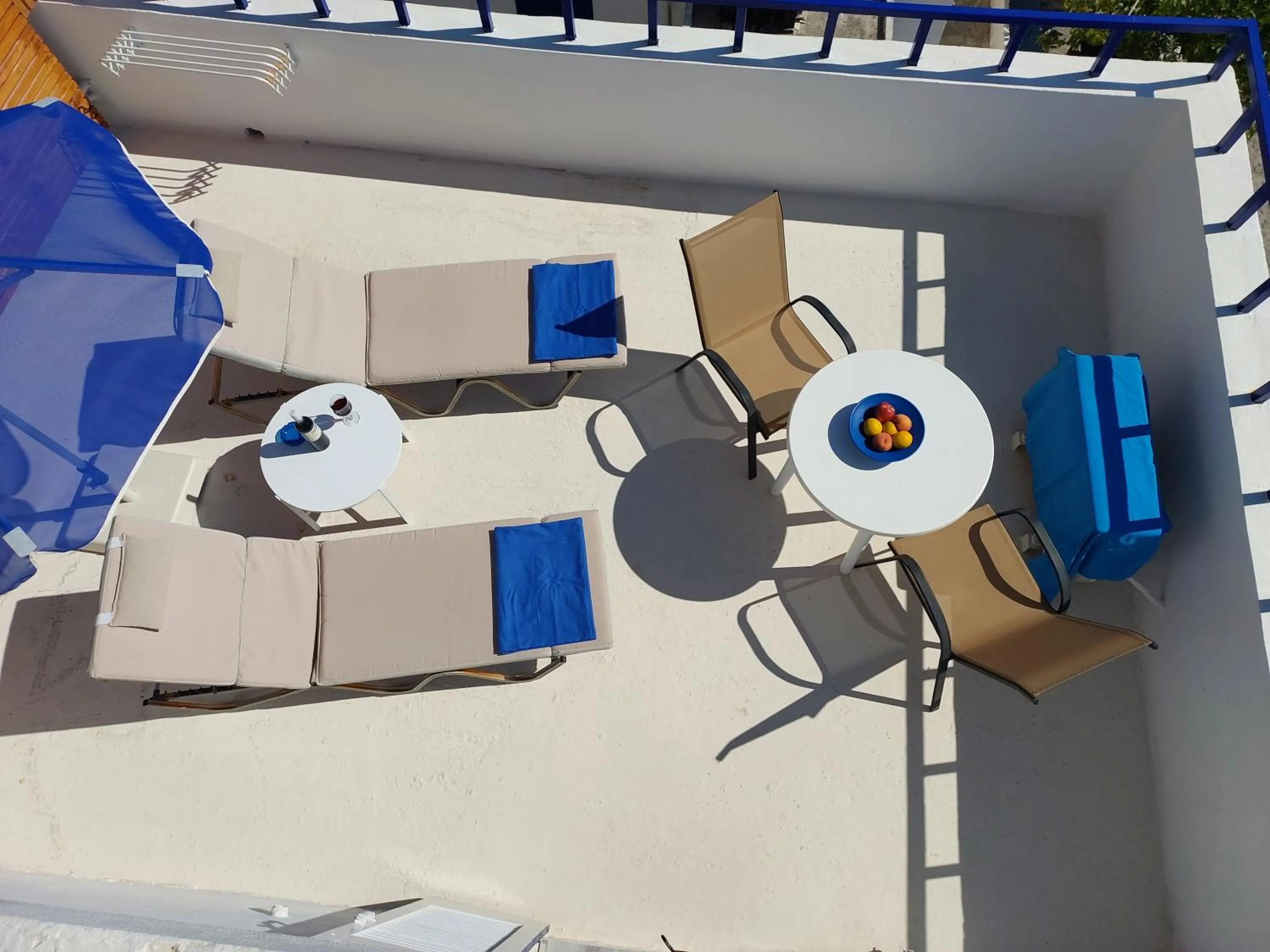 Balcony/Terrace in Hotel Agia Roumeli by the SEA