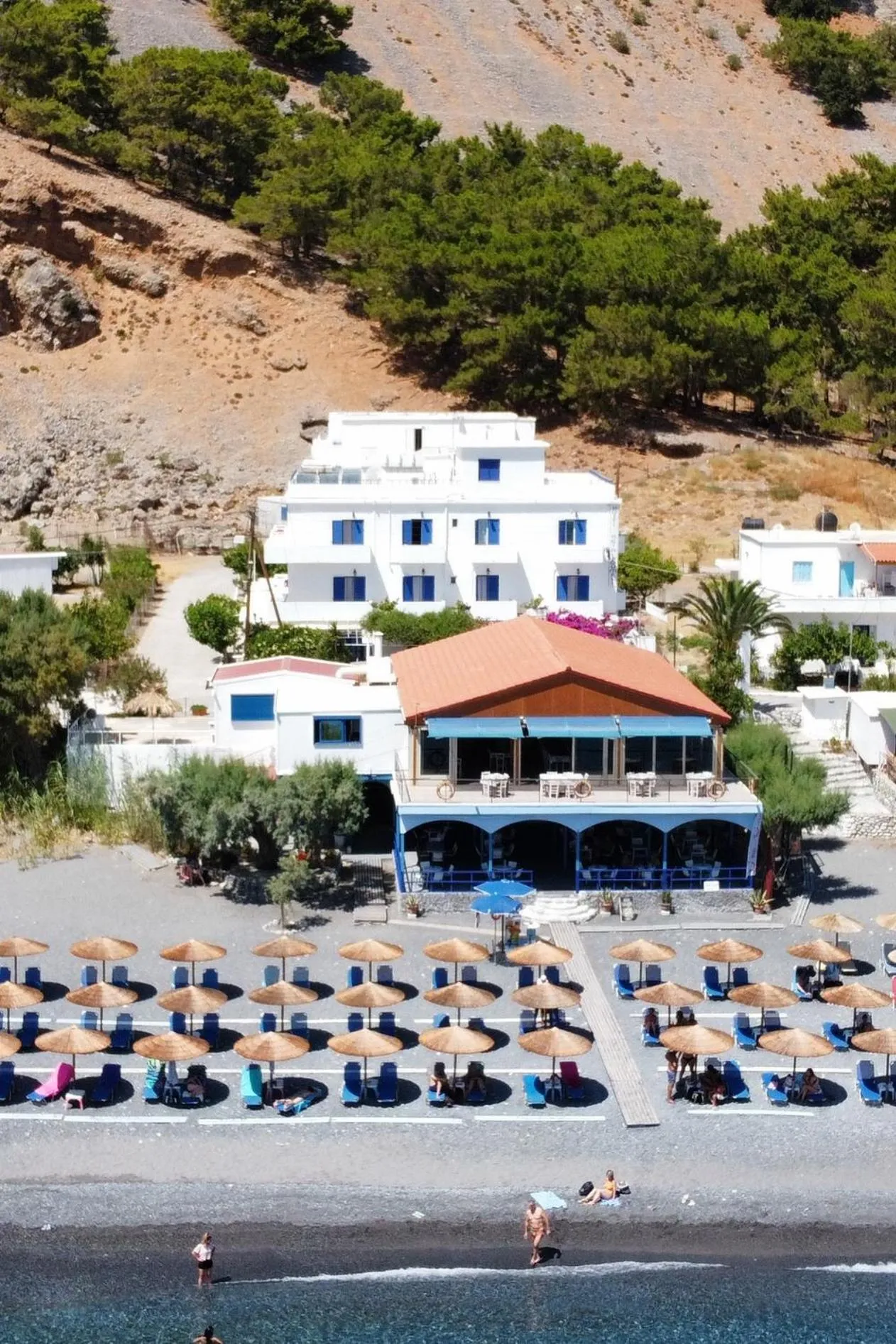 Property building in Hotel Agia Roumeli by the SEA