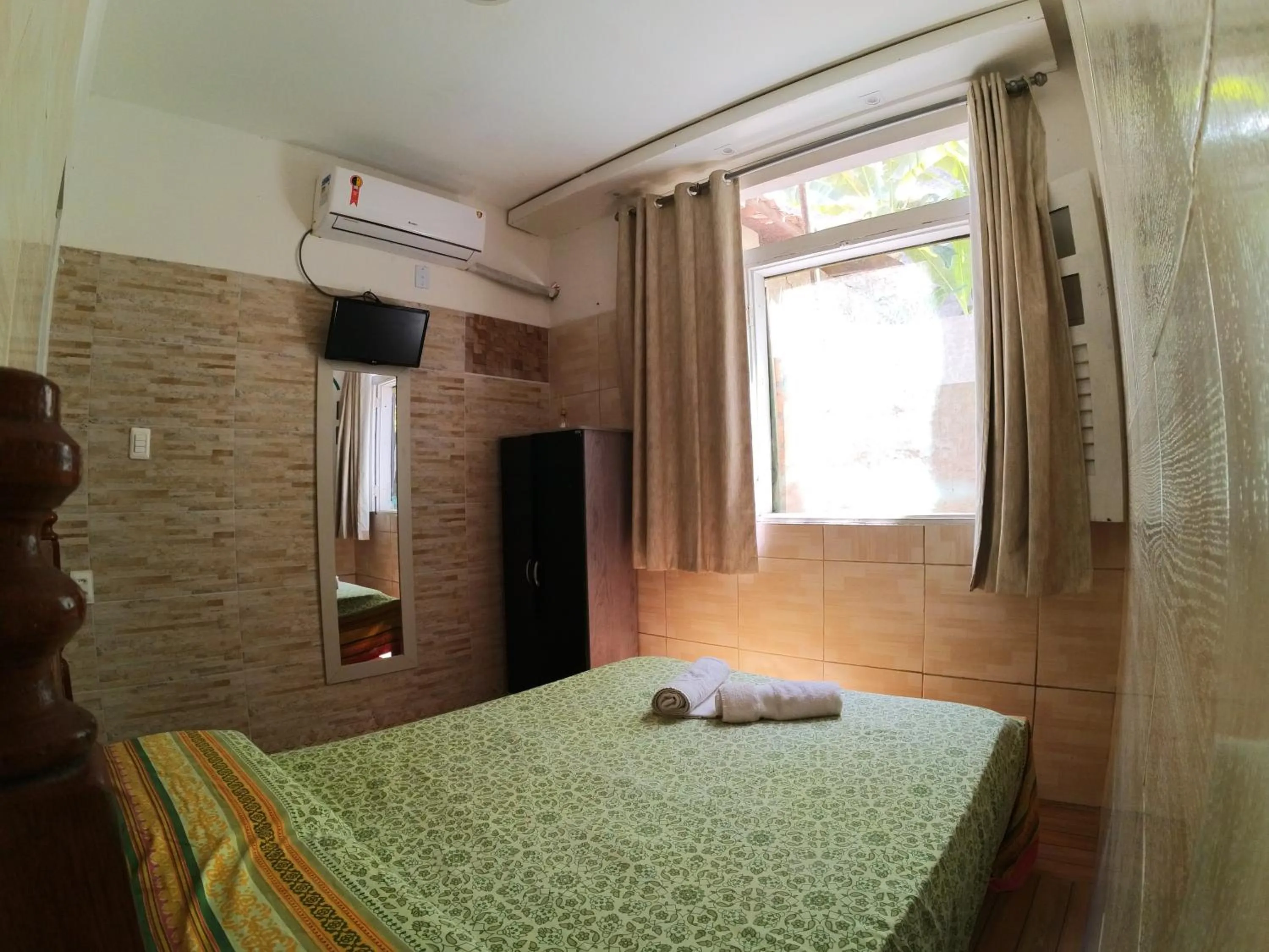 Bedroom, Bed in Kitnet Perto da Primeira Praia