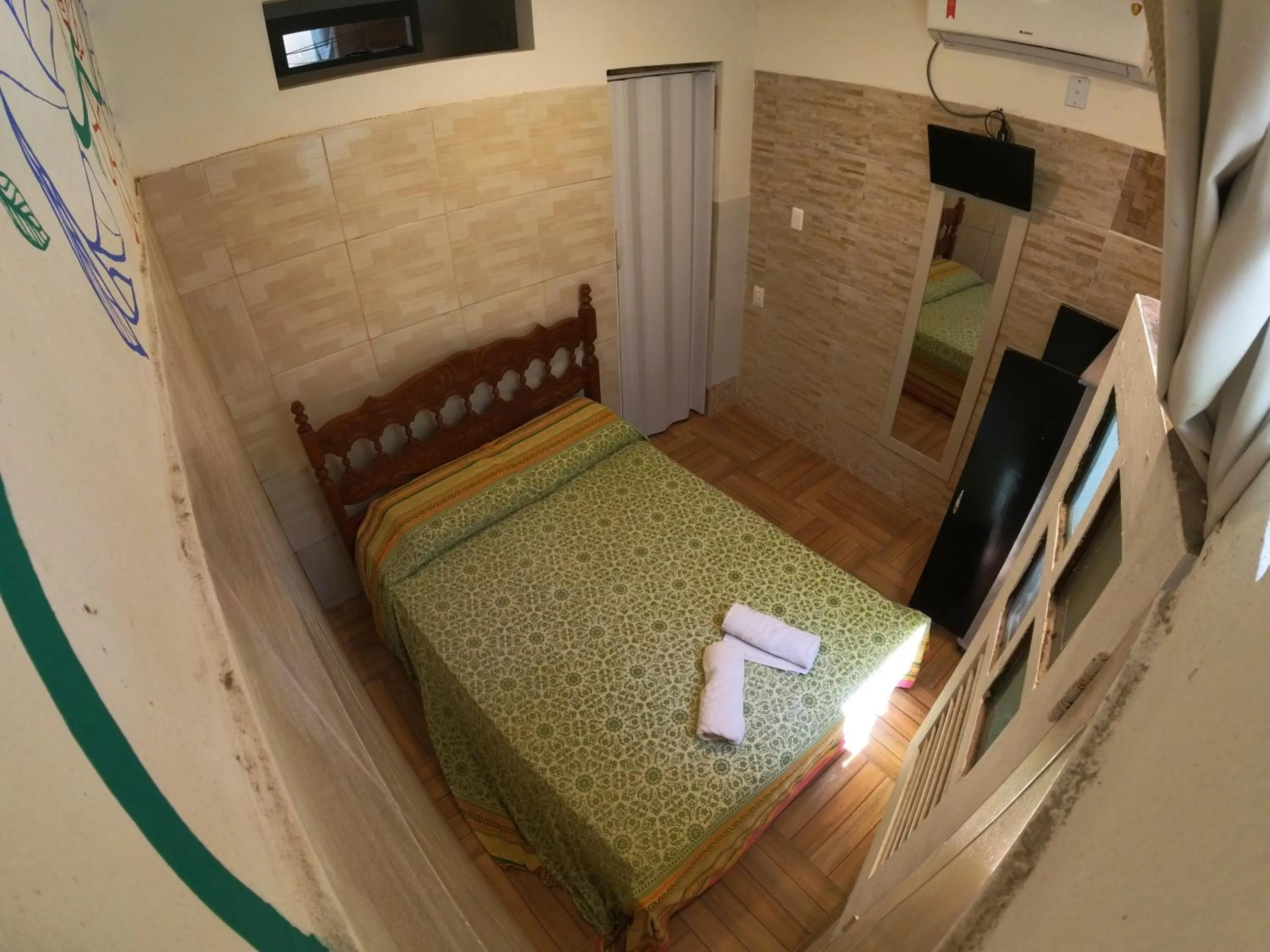 Bedroom, Bed in Kitnet Perto da Primeira Praia