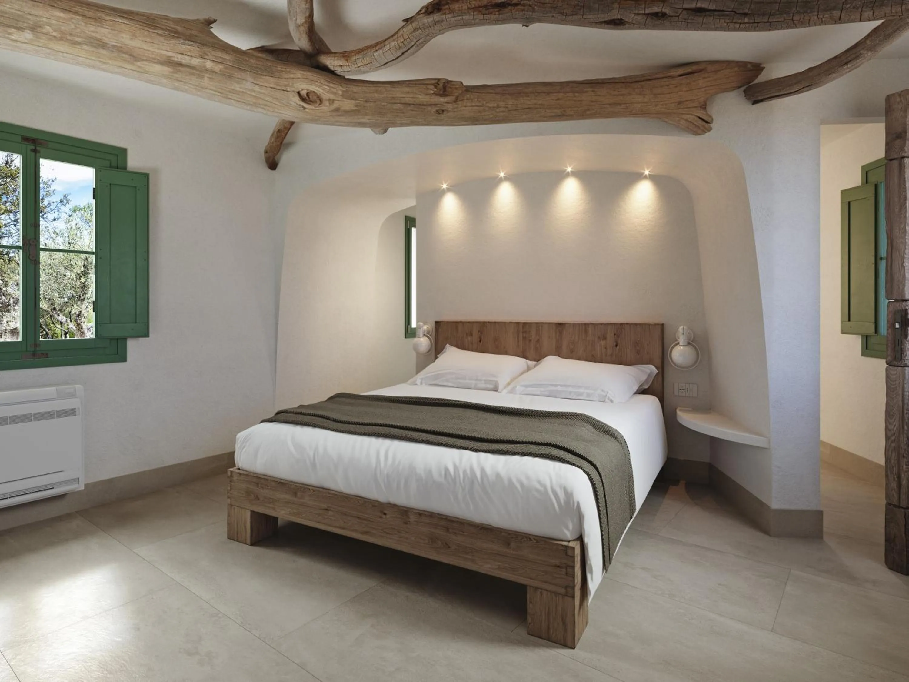 Bed in Gallicantu Stazzo Retreat