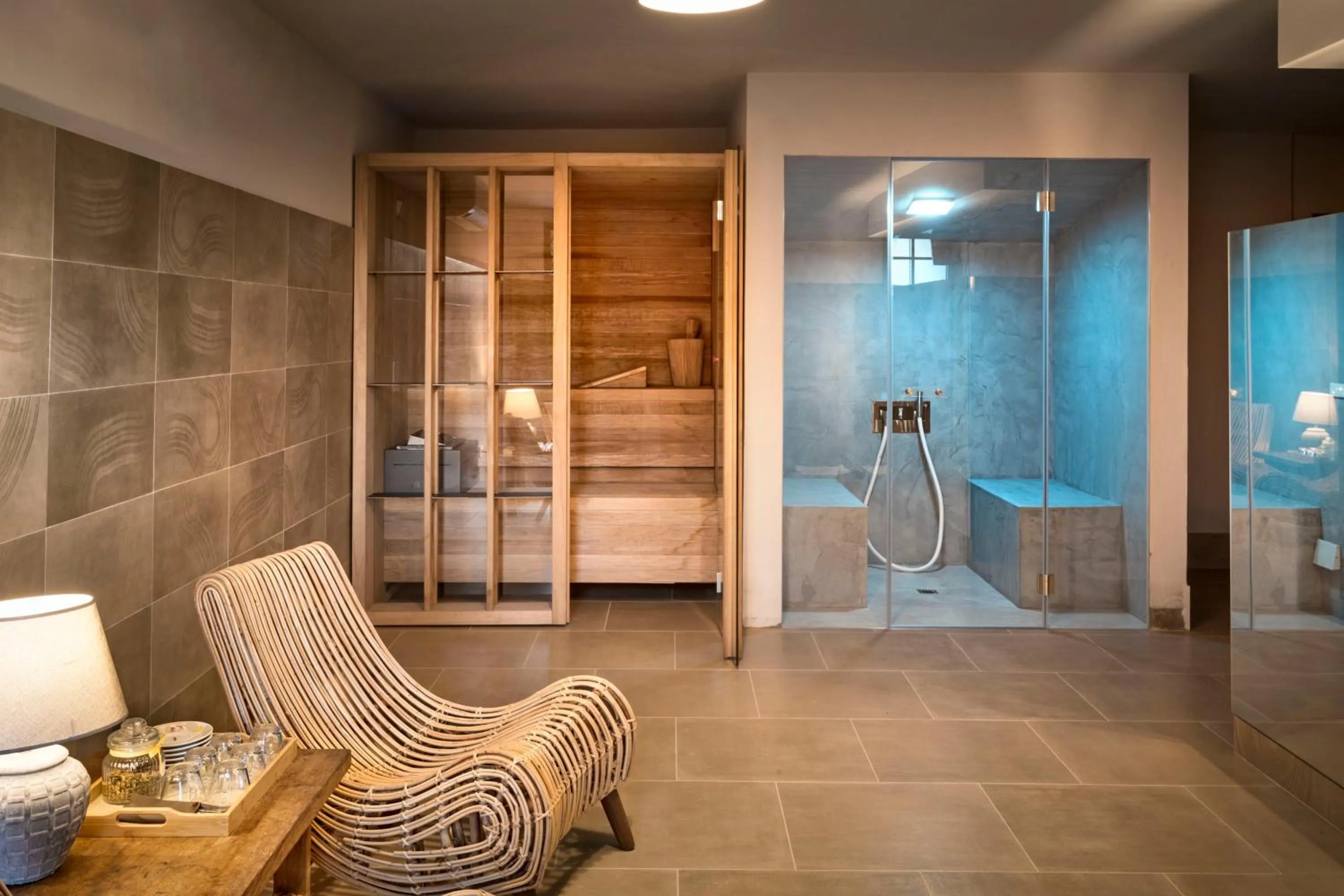 Sauna in Gallicantu Stazzo Retreat