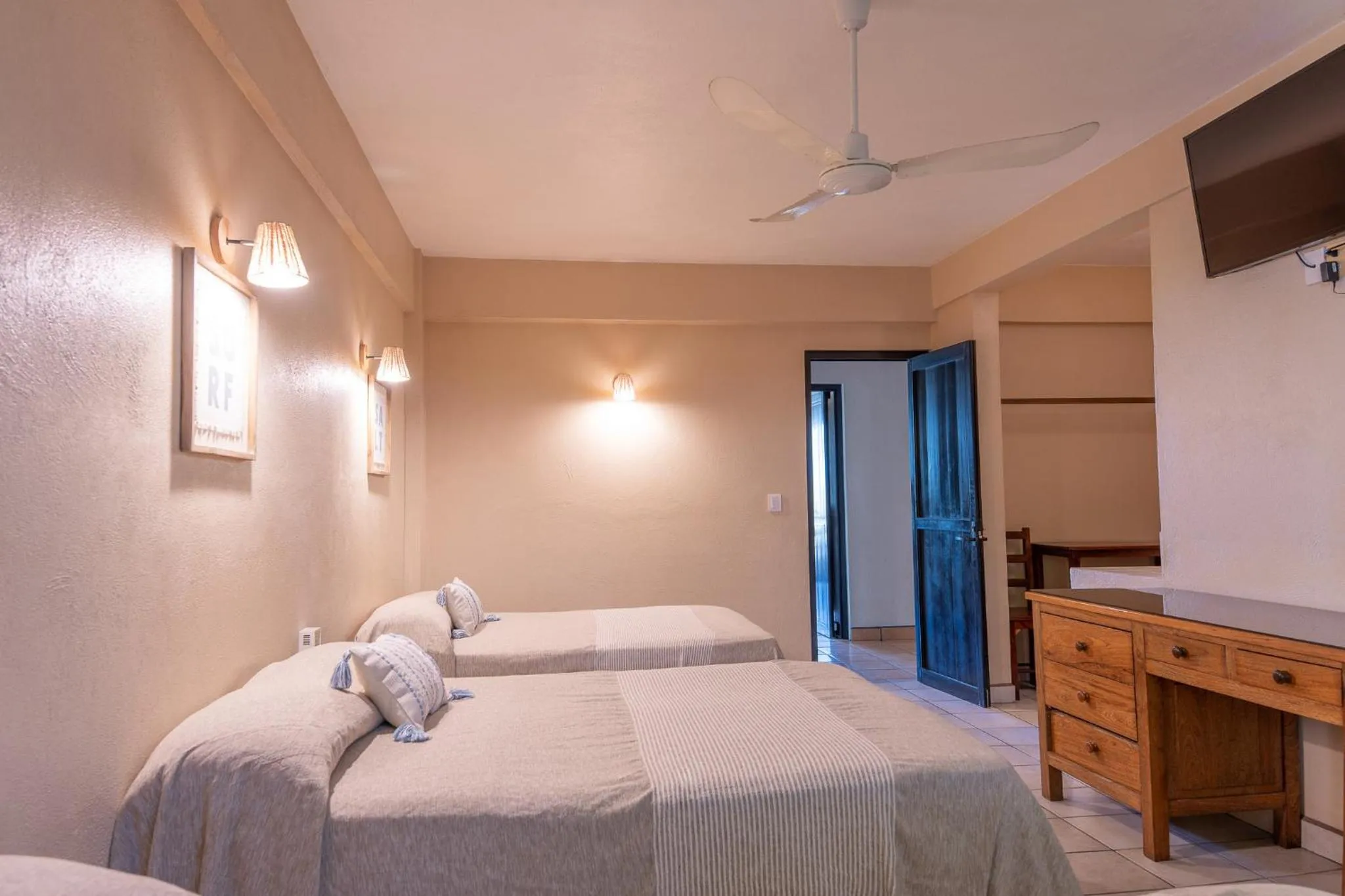 Bed in Hotel El Mirador