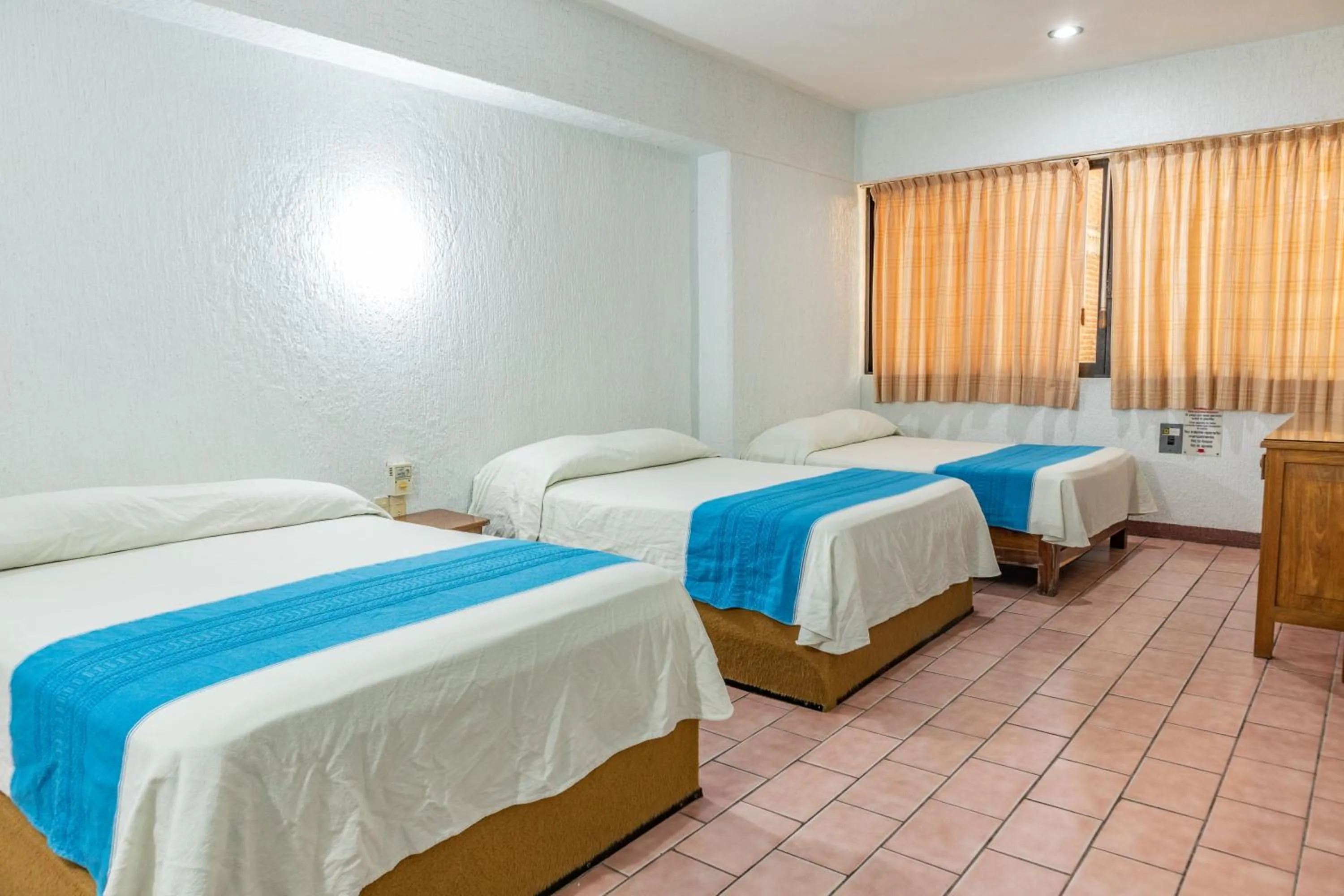 Bed in Hotel El Mirador