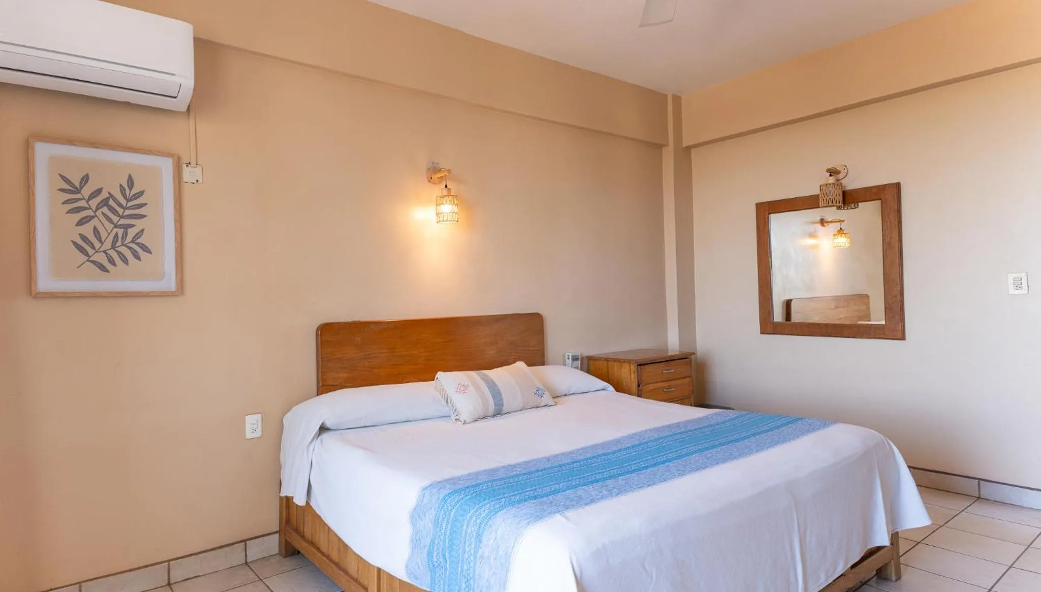 Bed in Hotel El Mirador