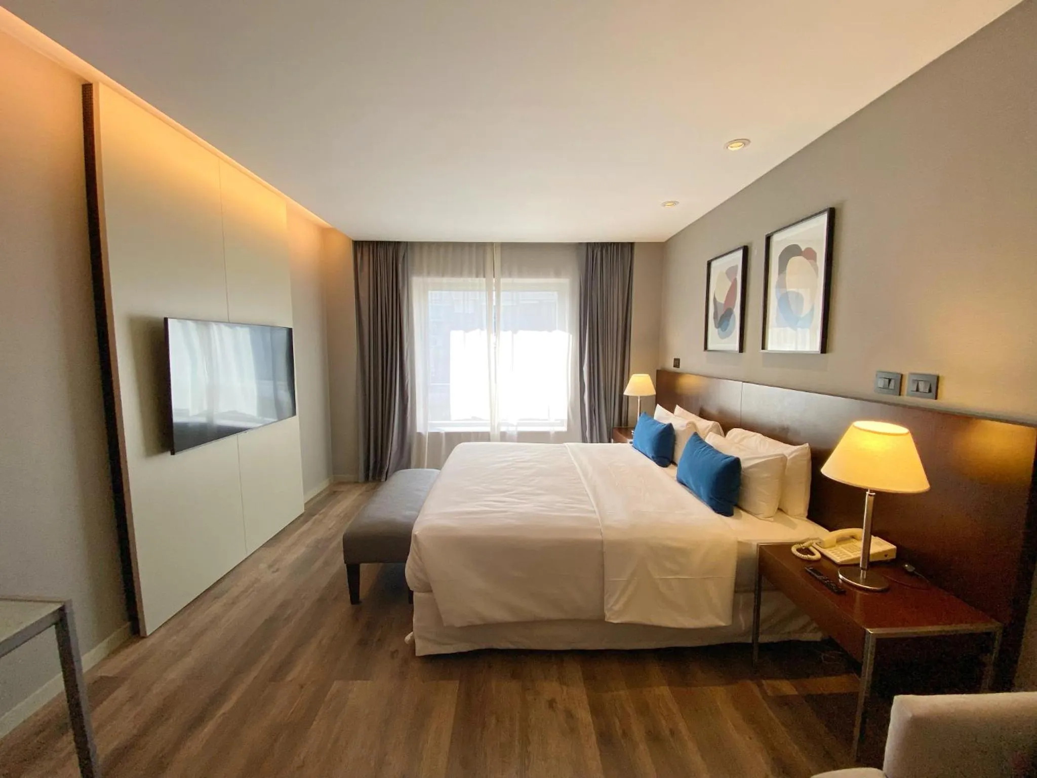 Communal lounge/ TV room, Bed in 474 Buenos Aires Hotel