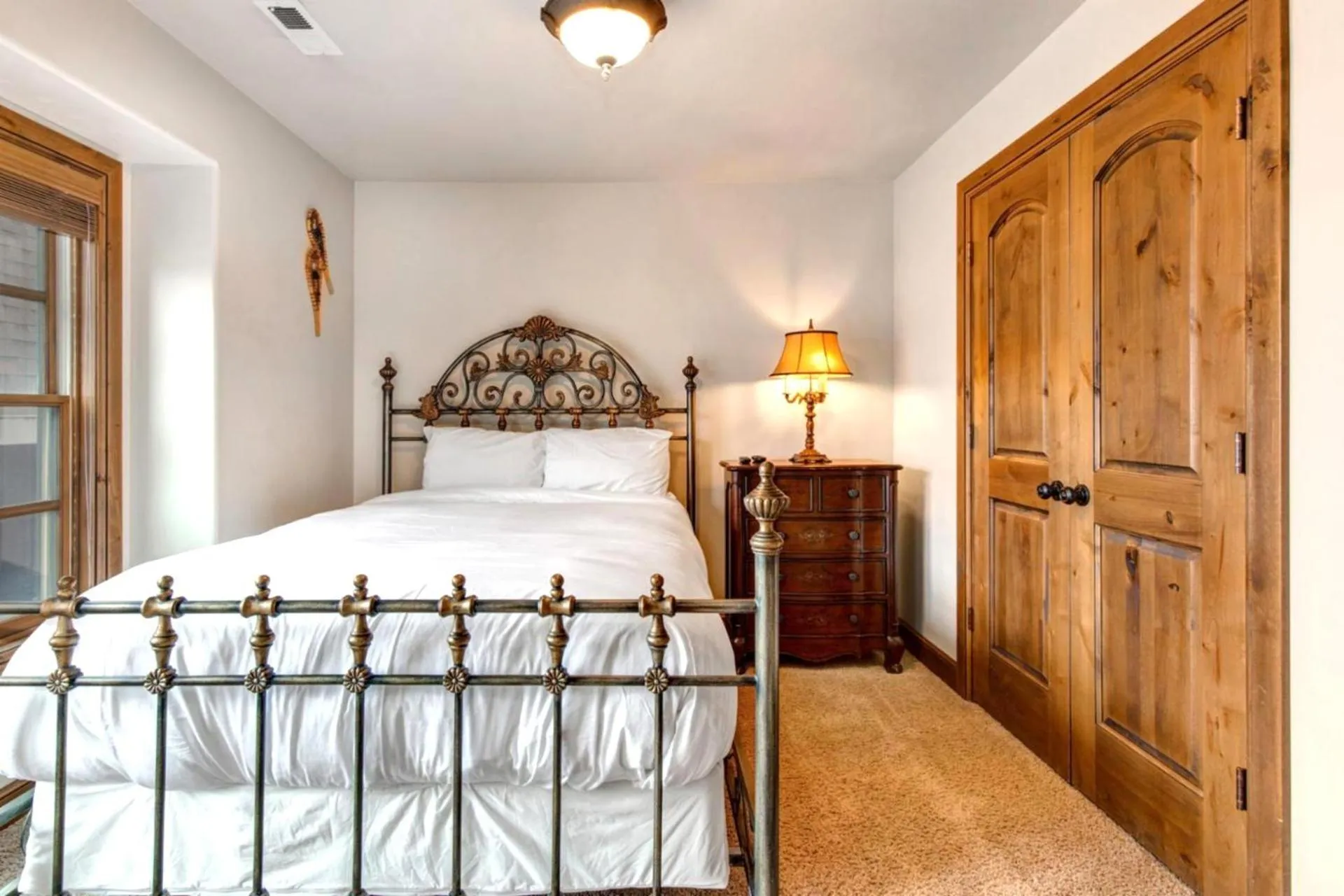 Bedroom, Bed in KBM Resorts Walk to Lifts and Main St Rent 1416 and 1418 Townhomes together Pri Hot tub PPS-1418