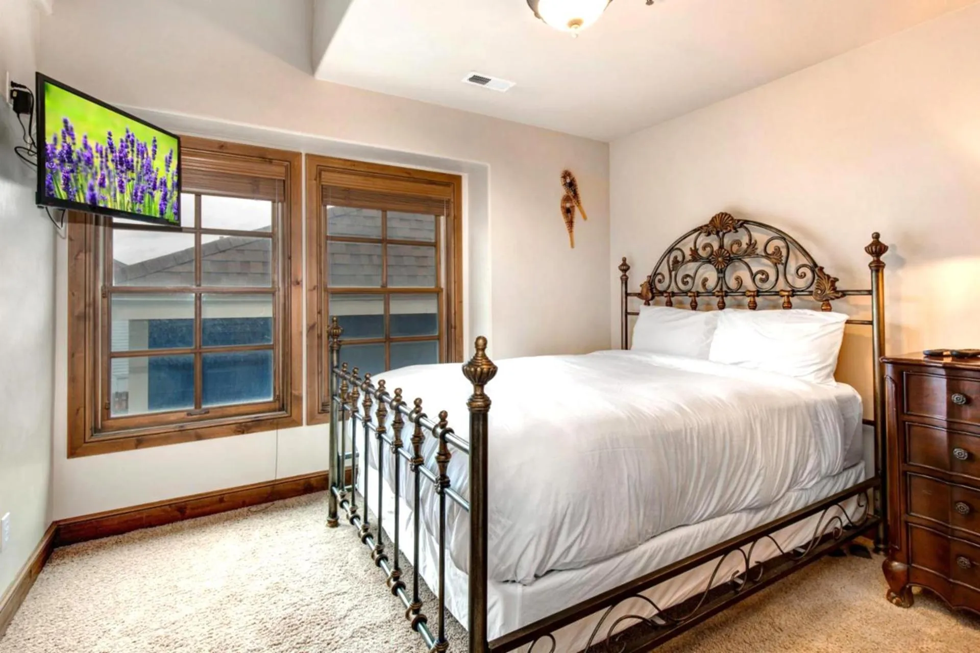 Bedroom, Bed in KBM Resorts Walk to Lifts and Main St Rent 1416 and 1418 Townhomes together Pri Hot tub PPS-1418