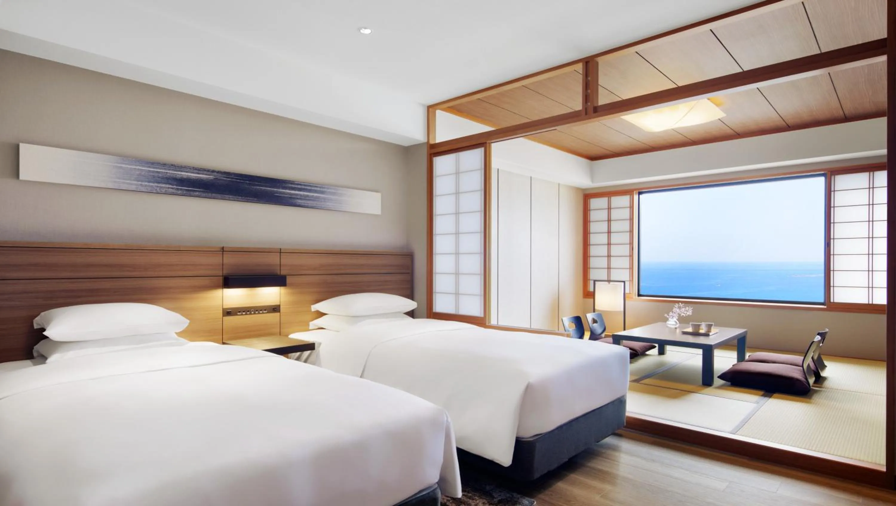 Photo of the whole room, Bed in Nanki-Shirahama Marriott Hotel