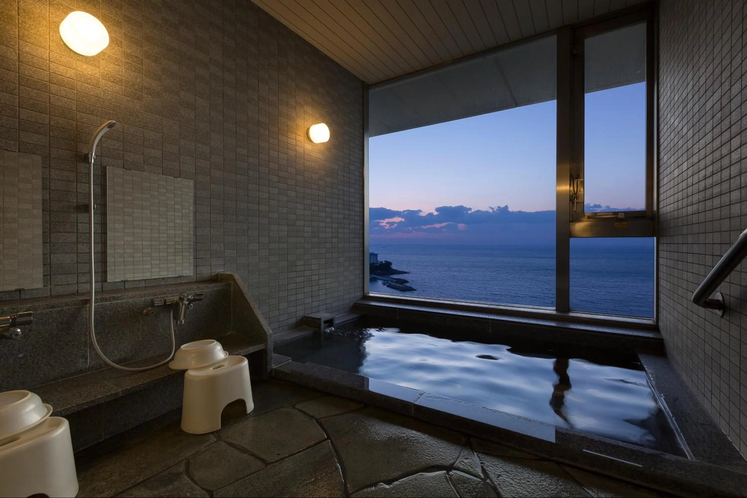 Hot Spring Bath in Nanki-Shirahama Marriott Hotel