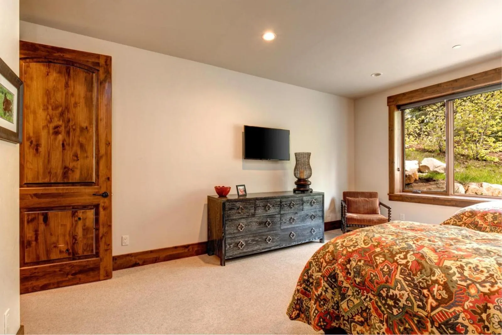 Bedroom, Bed in KBM Resorts Elegant Deer Valley Private Home Breathtaking views Elevator Gourmet Kitchen Hot Tub Gym PSD-2071