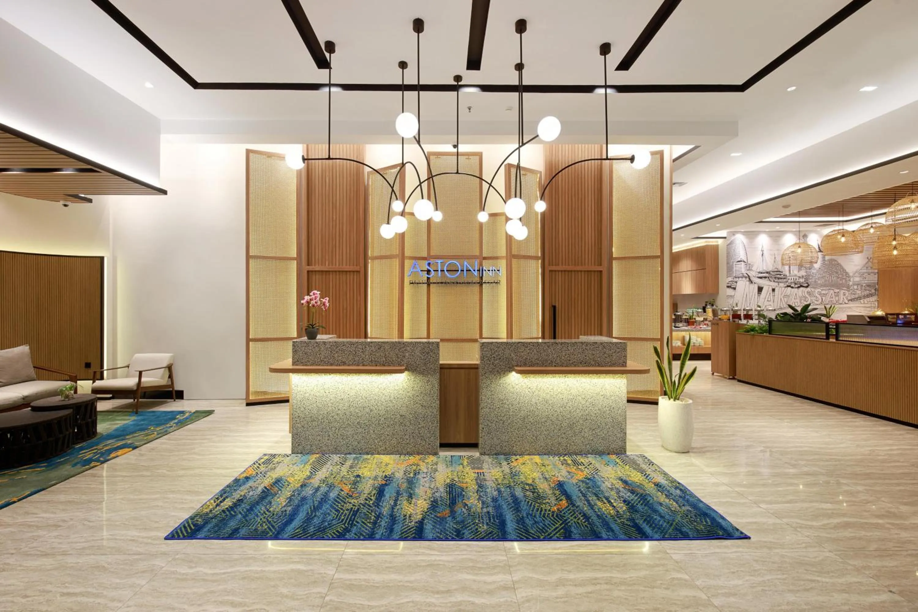 Lobby or reception in Aston Inn Pantai Losari Makassar