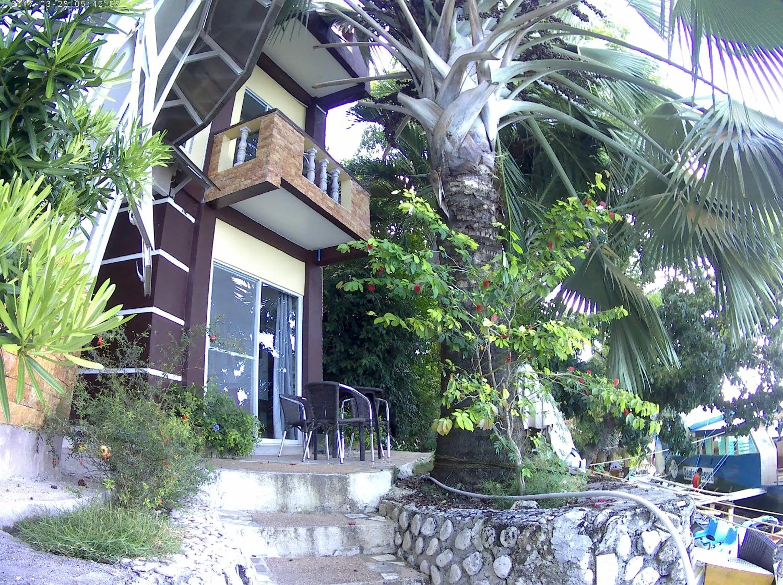 Facade/entrance in Oslob Seafari Resort
