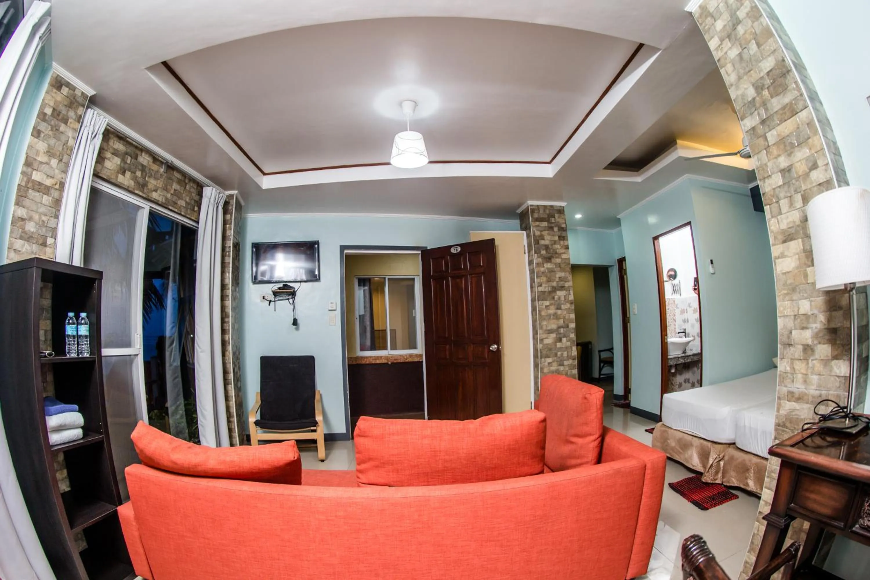 Living room in Oslob Seafari Resort