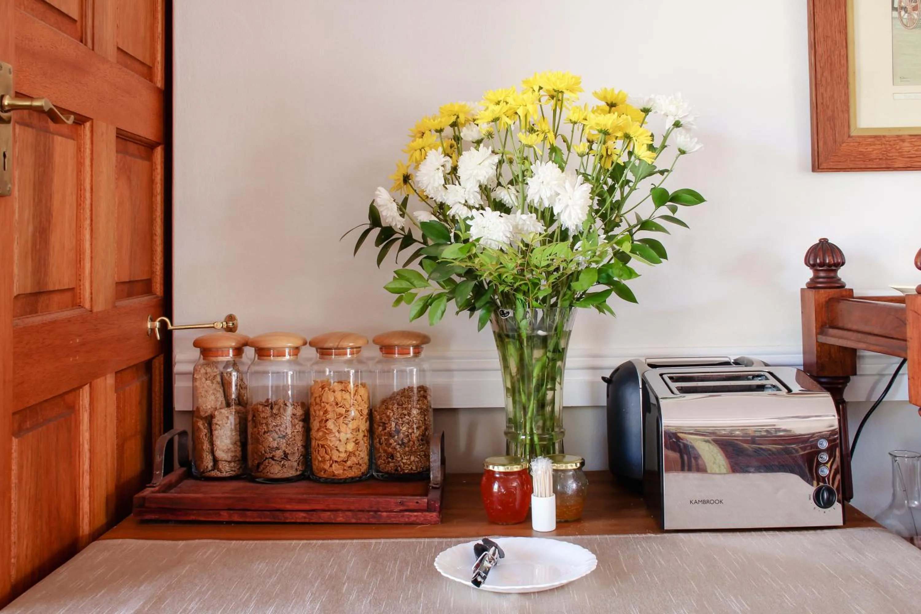 Continental breakfast in AmaSun B&B