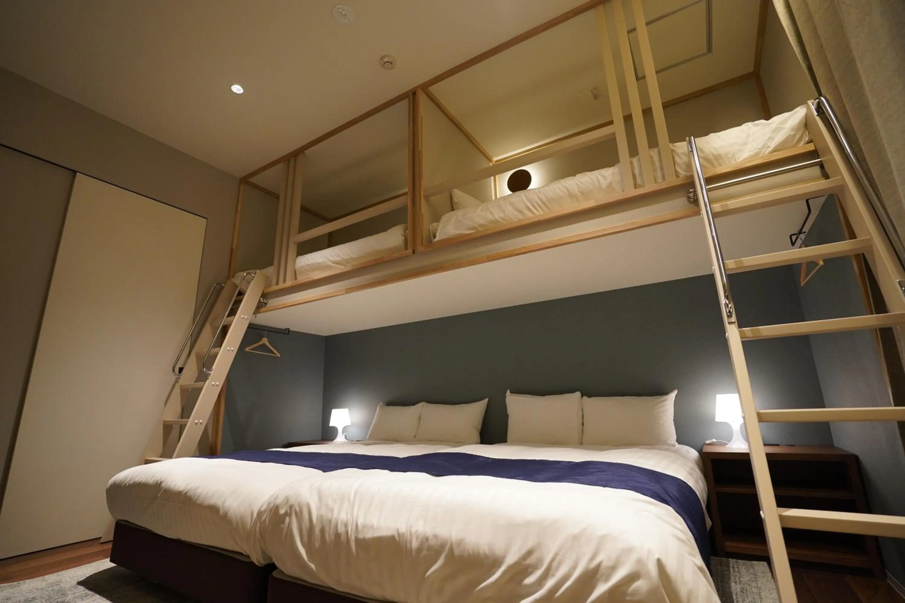 Bed in Riverside Hotel Sapporo