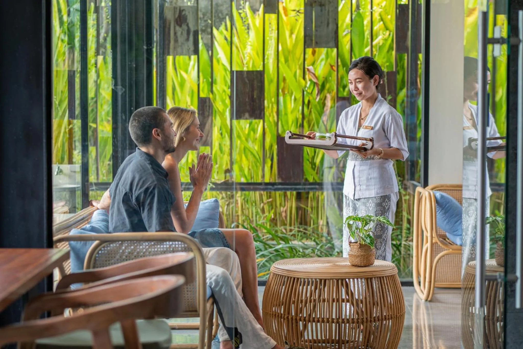 Lobby or reception in Sanora Villa Sanur by Ini Vie Hospitality