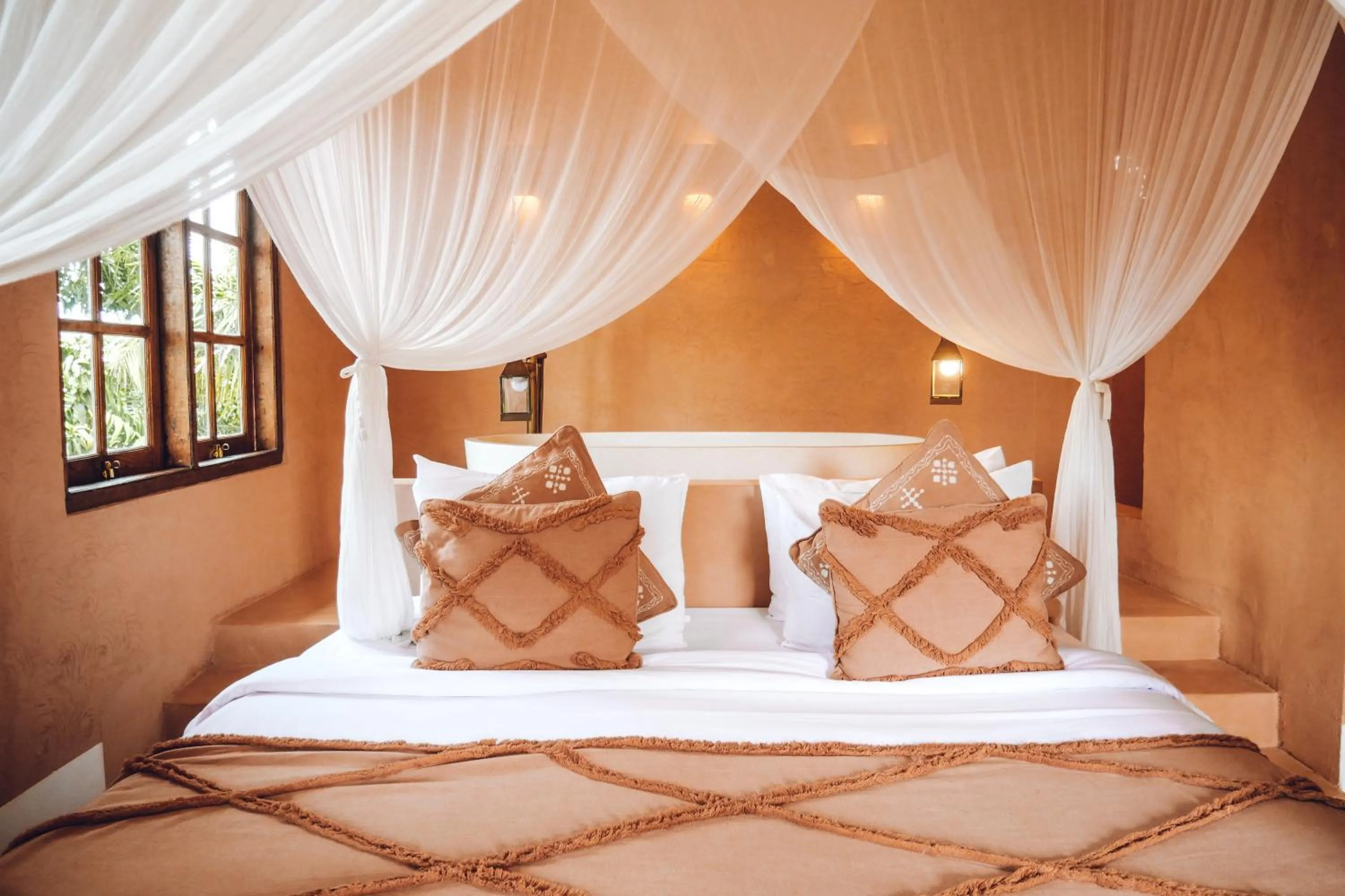 Bed in Terra Cottages Bali