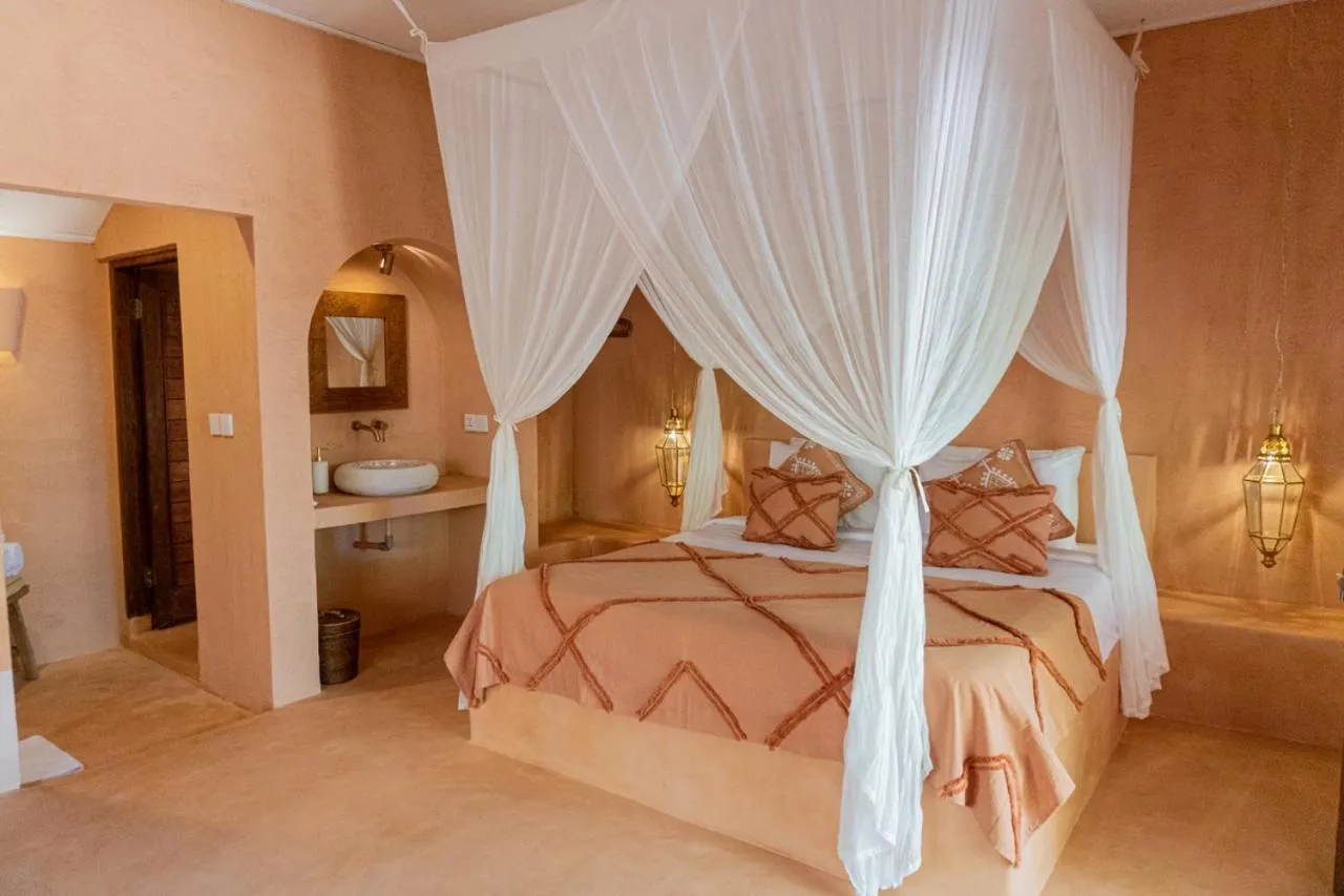 Bed in Terra Cottages Bali