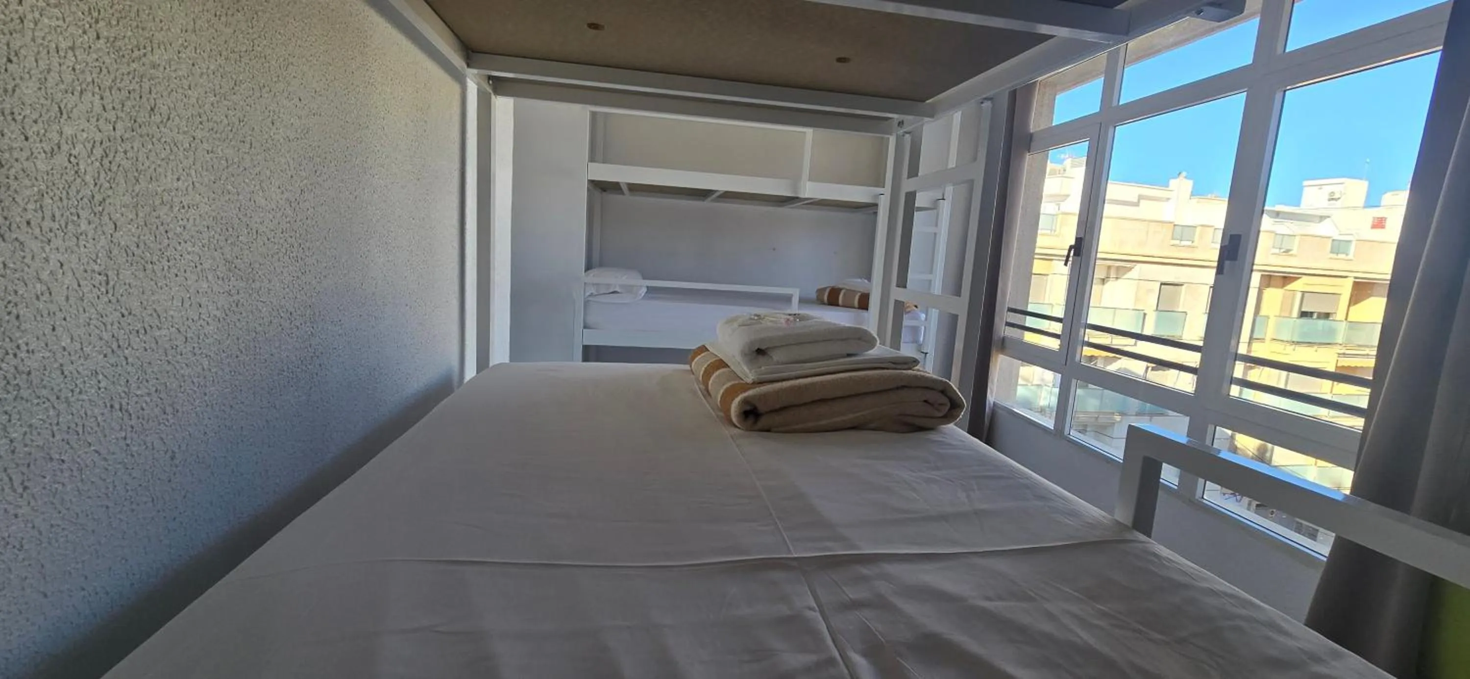 Bed in Albergue Club Náutico de Águilas