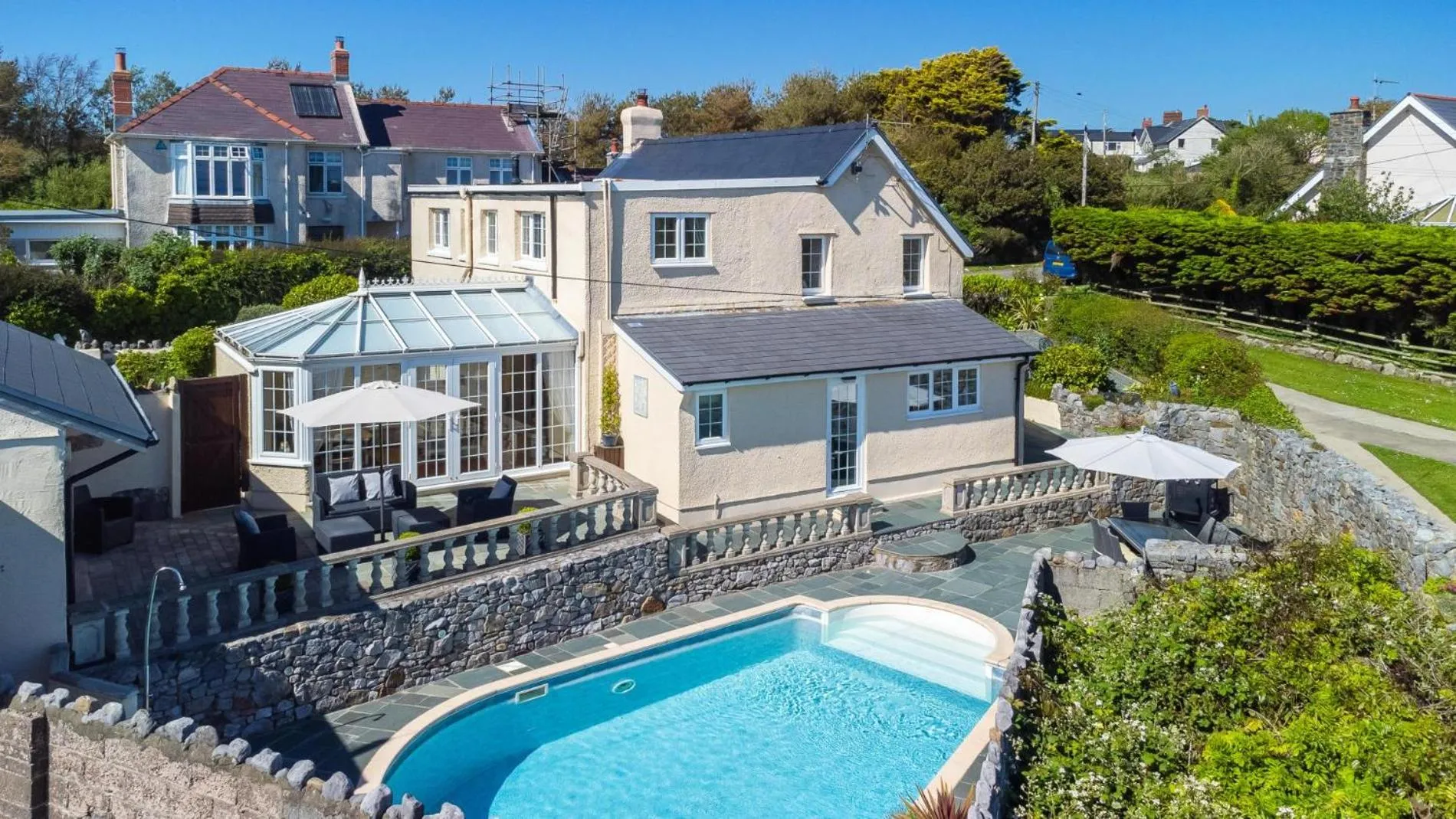 Floor plan in Windy Ridge Cottage - 5 Bedroom Holiday Home - Oxwich