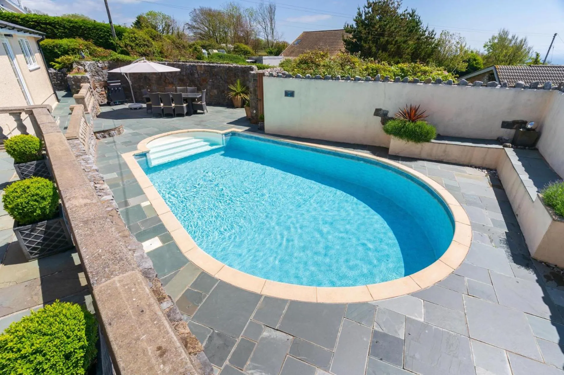 Floor plan in Windy Ridge Cottage - 5 Bedroom Holiday Home - Oxwich