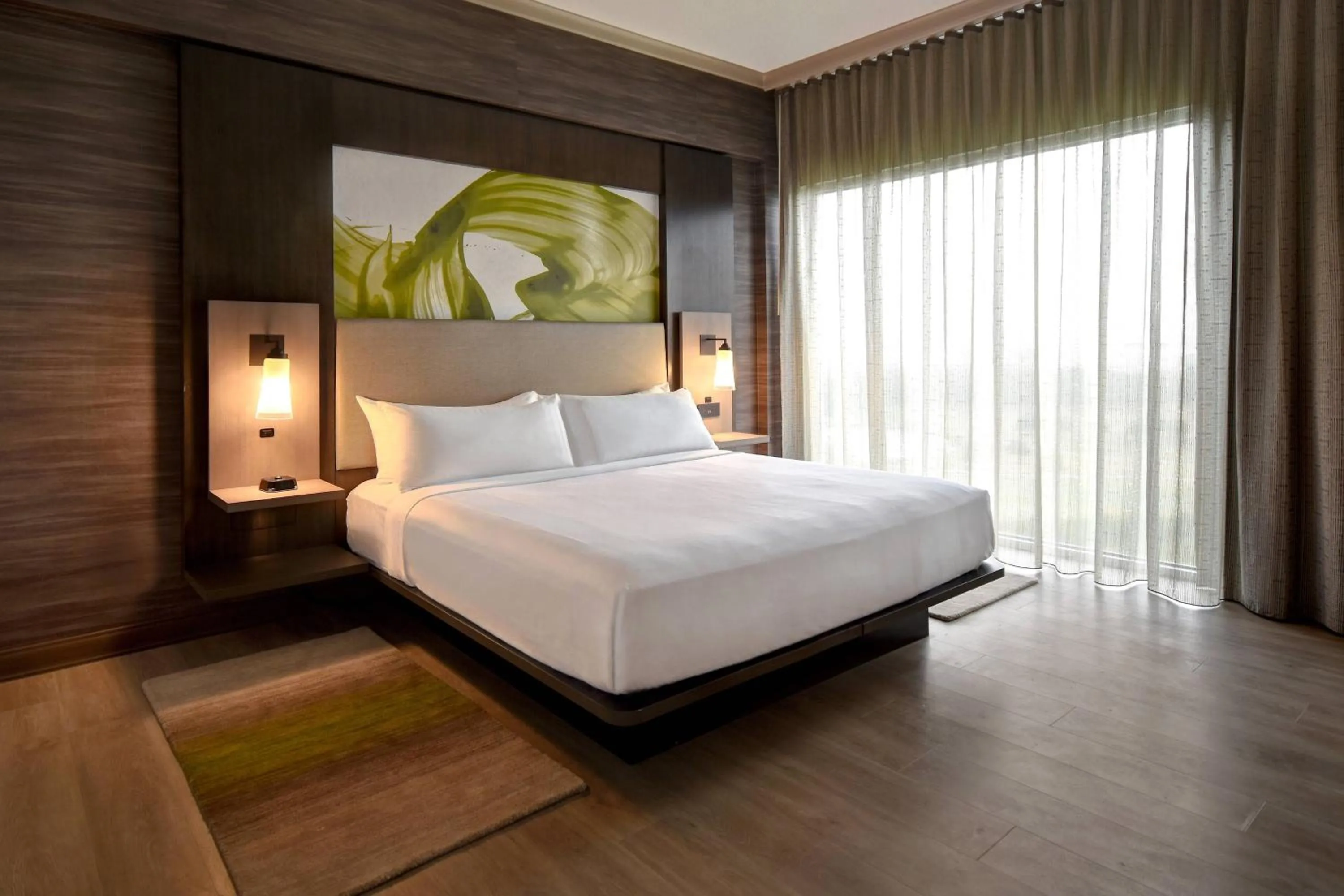 Bedroom, Bed in Dallas/Fort Worth Marriott Hotel & Golf Club at Champions Circle