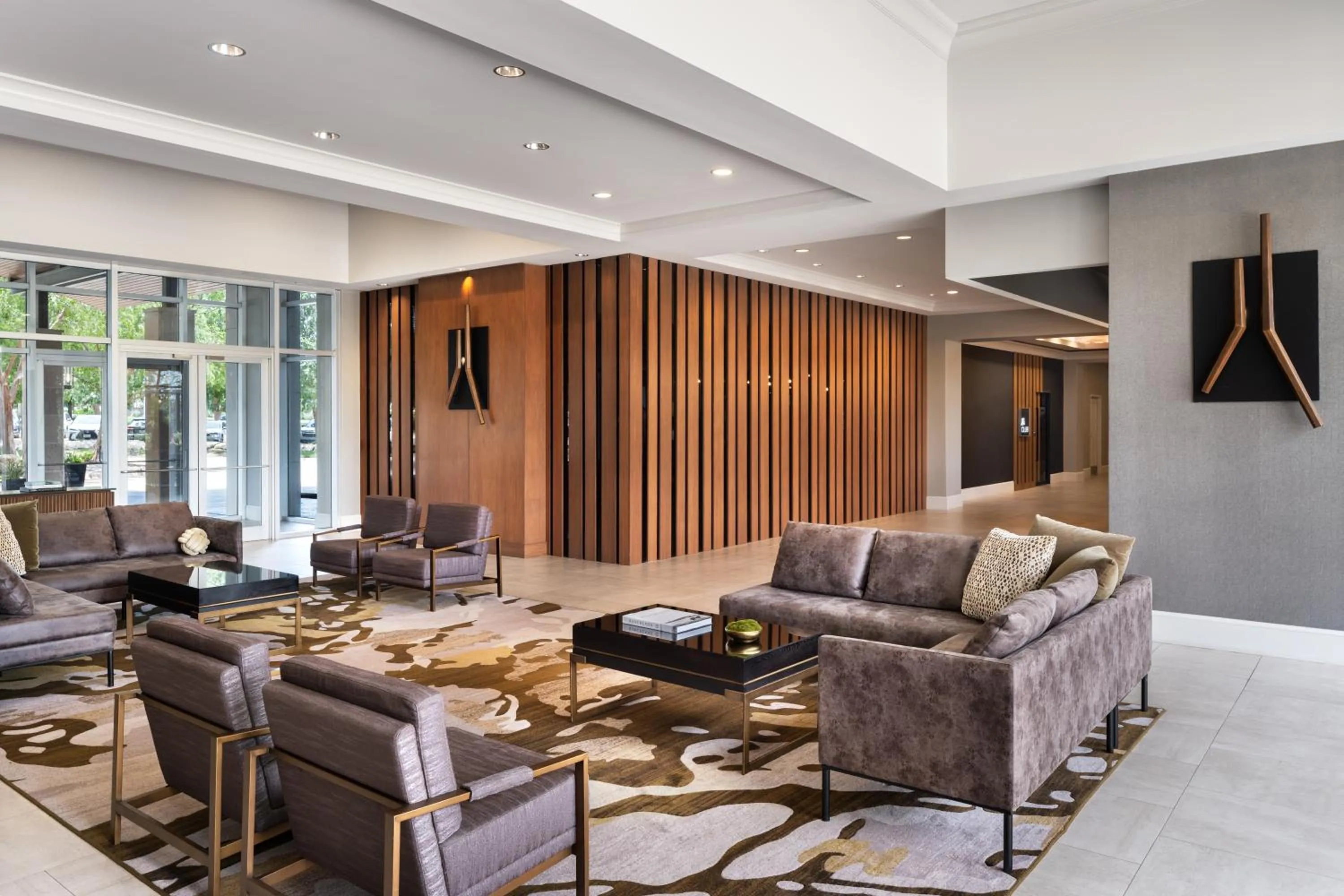 Lobby or reception in Dallas/Fort Worth Marriott Hotel & Golf Club at Champions Circle