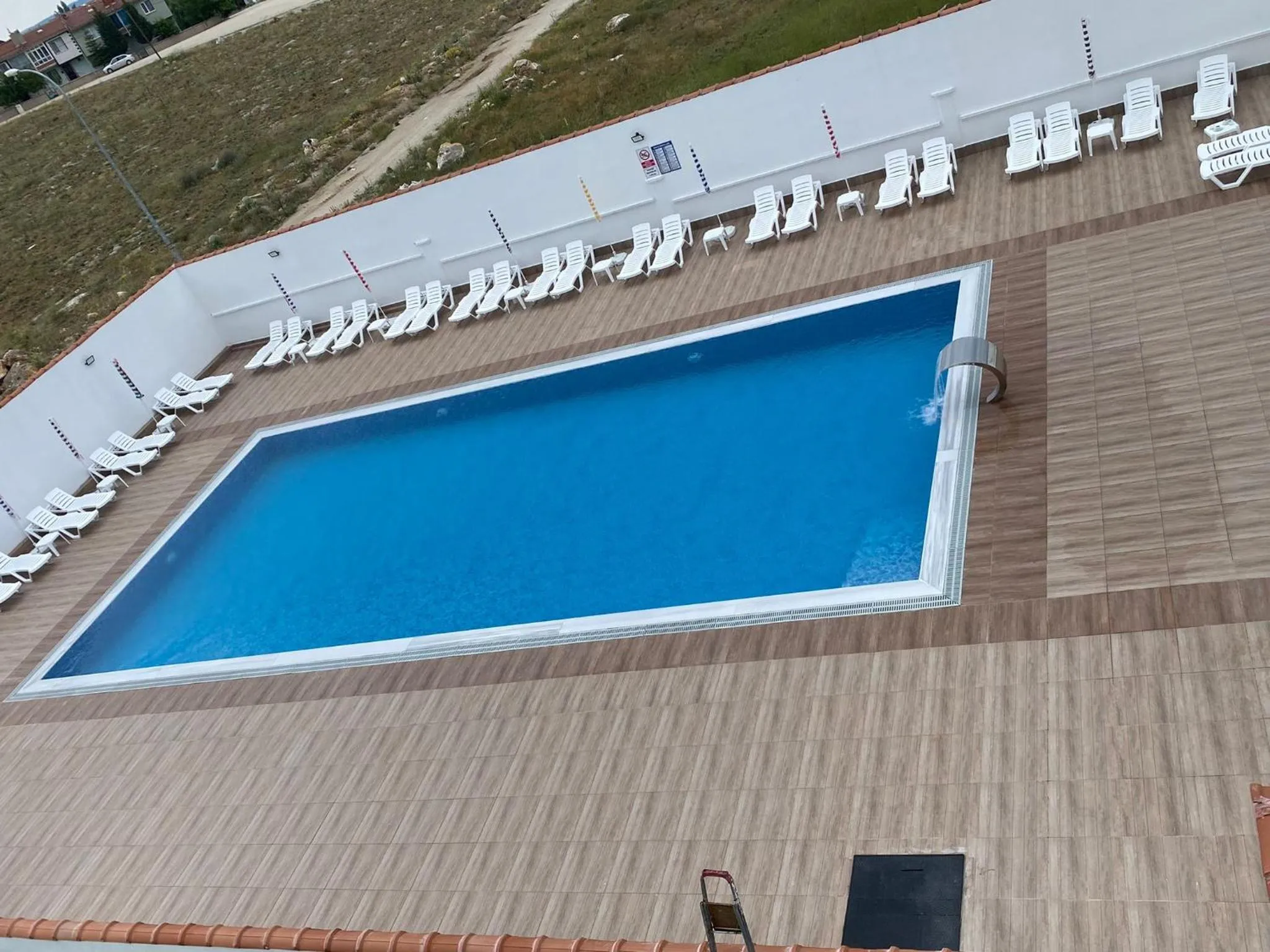 Pool view in ES TERMAL OTEL&SPA