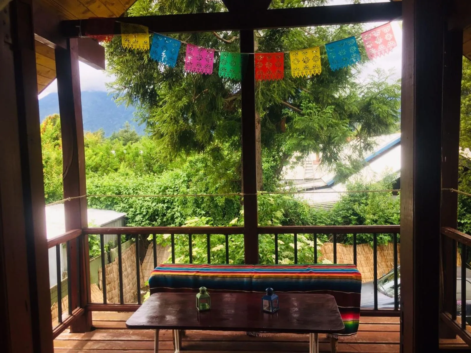 Balcony/Terrace in Hostel Raíz