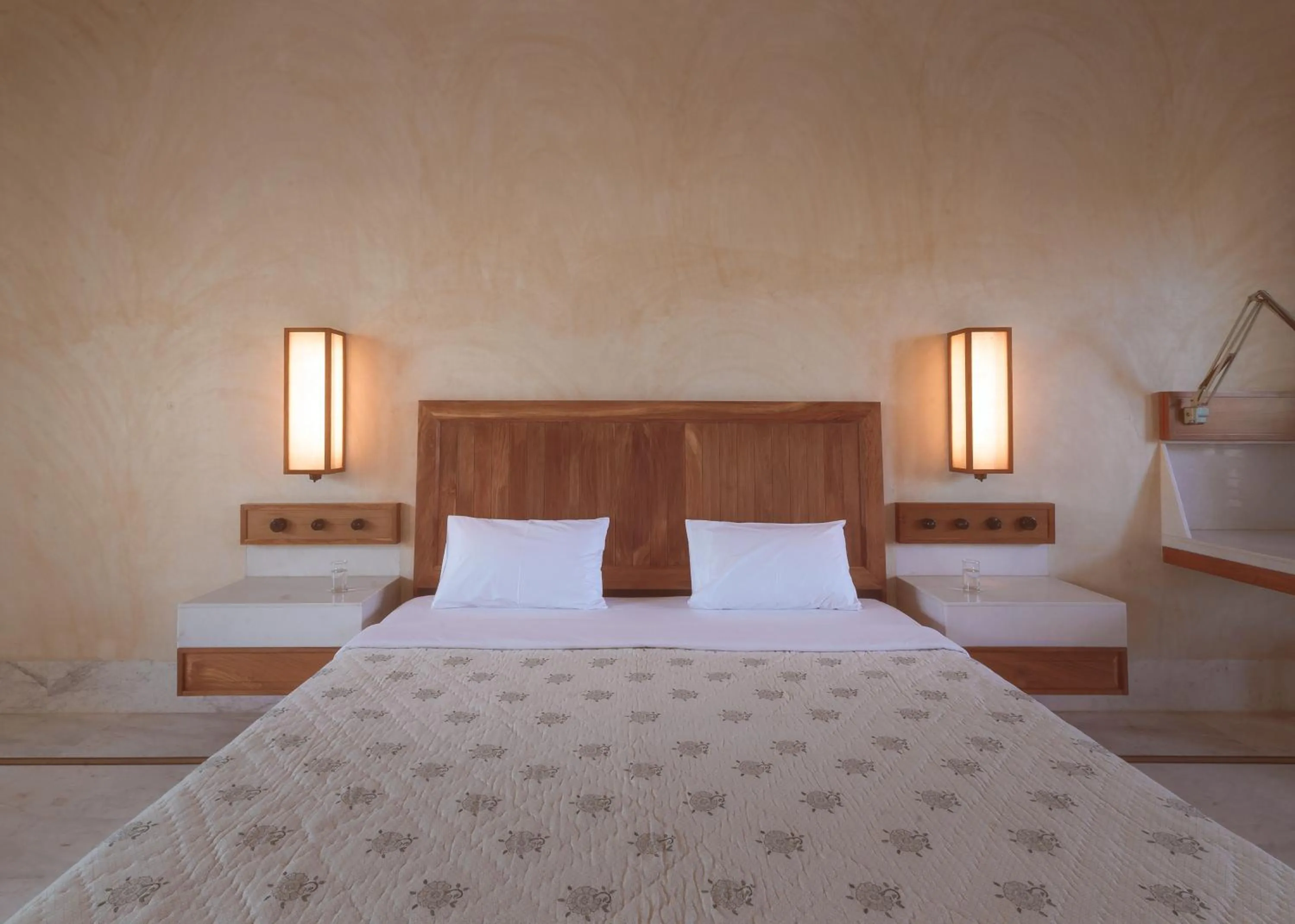 Bed in PushkarOrganic - Lux farm resort with pool