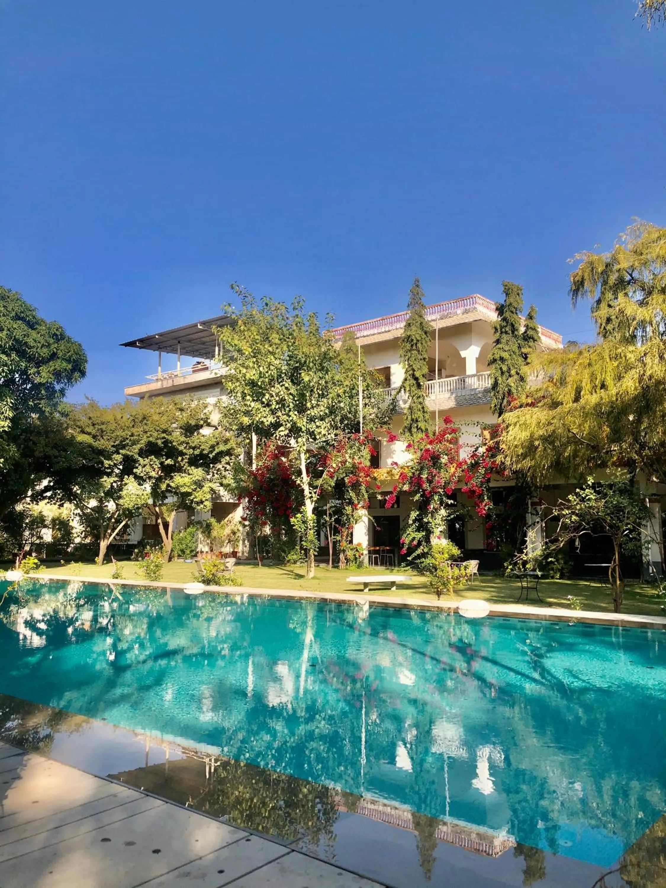 Property building in PushkarOrganic - Lux farm resort with pool