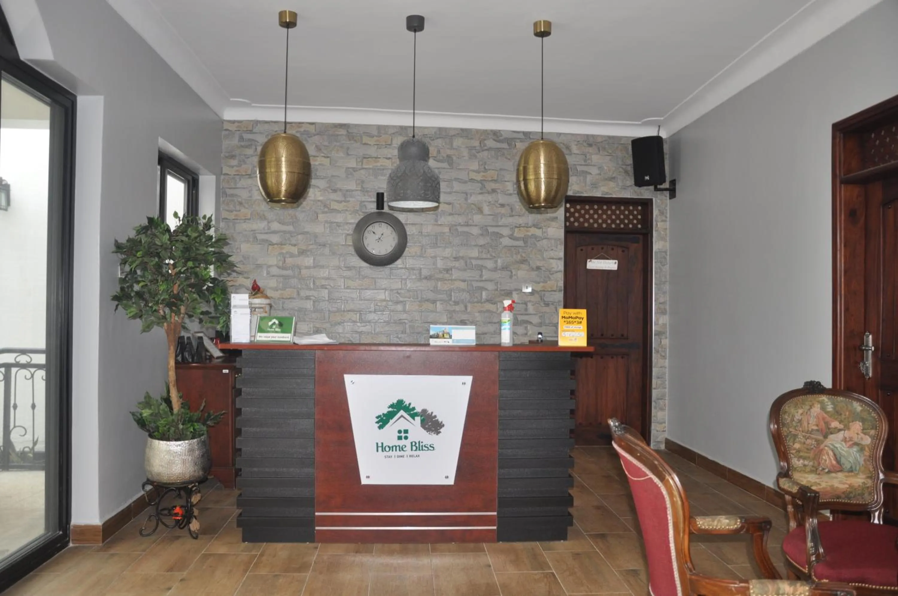 Lobby or reception in Home Bliss Hotel- Fort portal Uganda