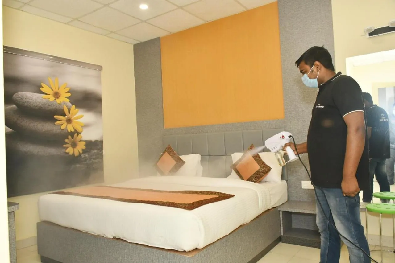 Photo of the whole room, Bed in Hotel Tridev Grand