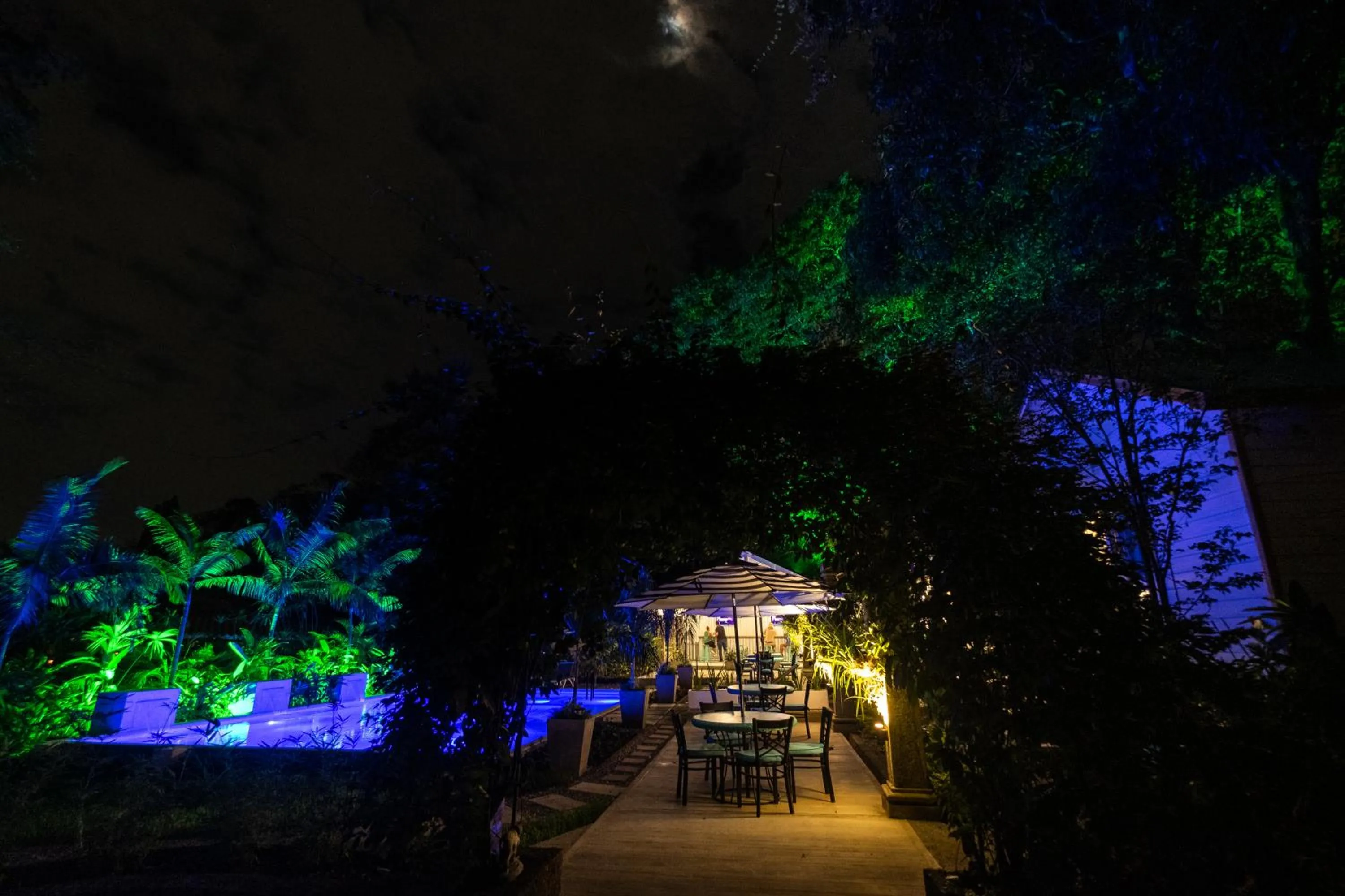 Pool view in Angeli Gardens Boutique Hotel