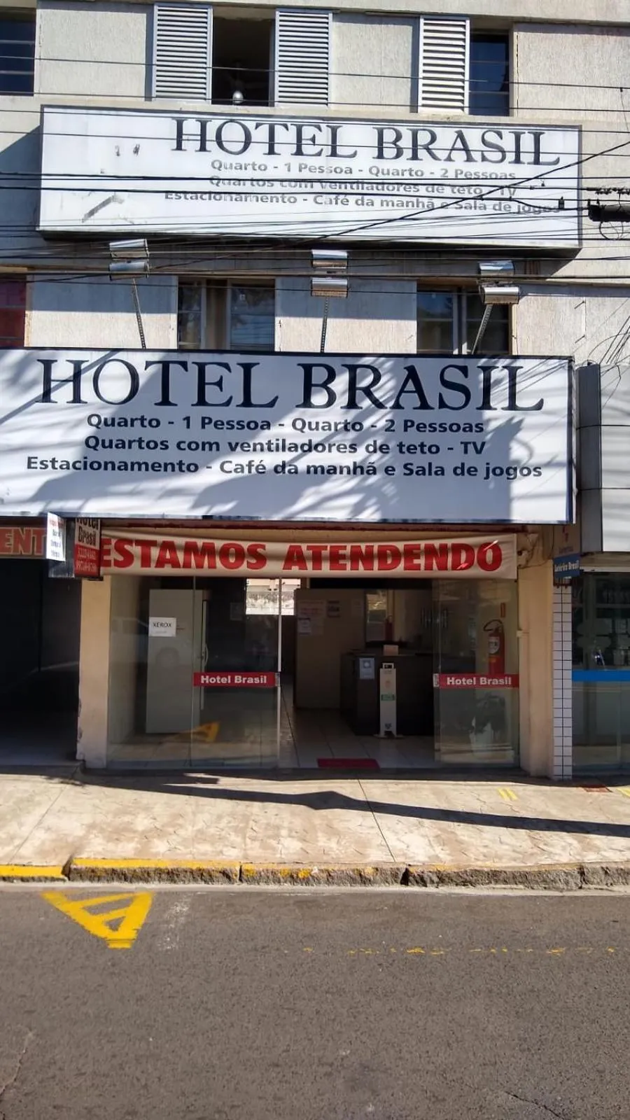 Facade/entrance in Hotel Brasil