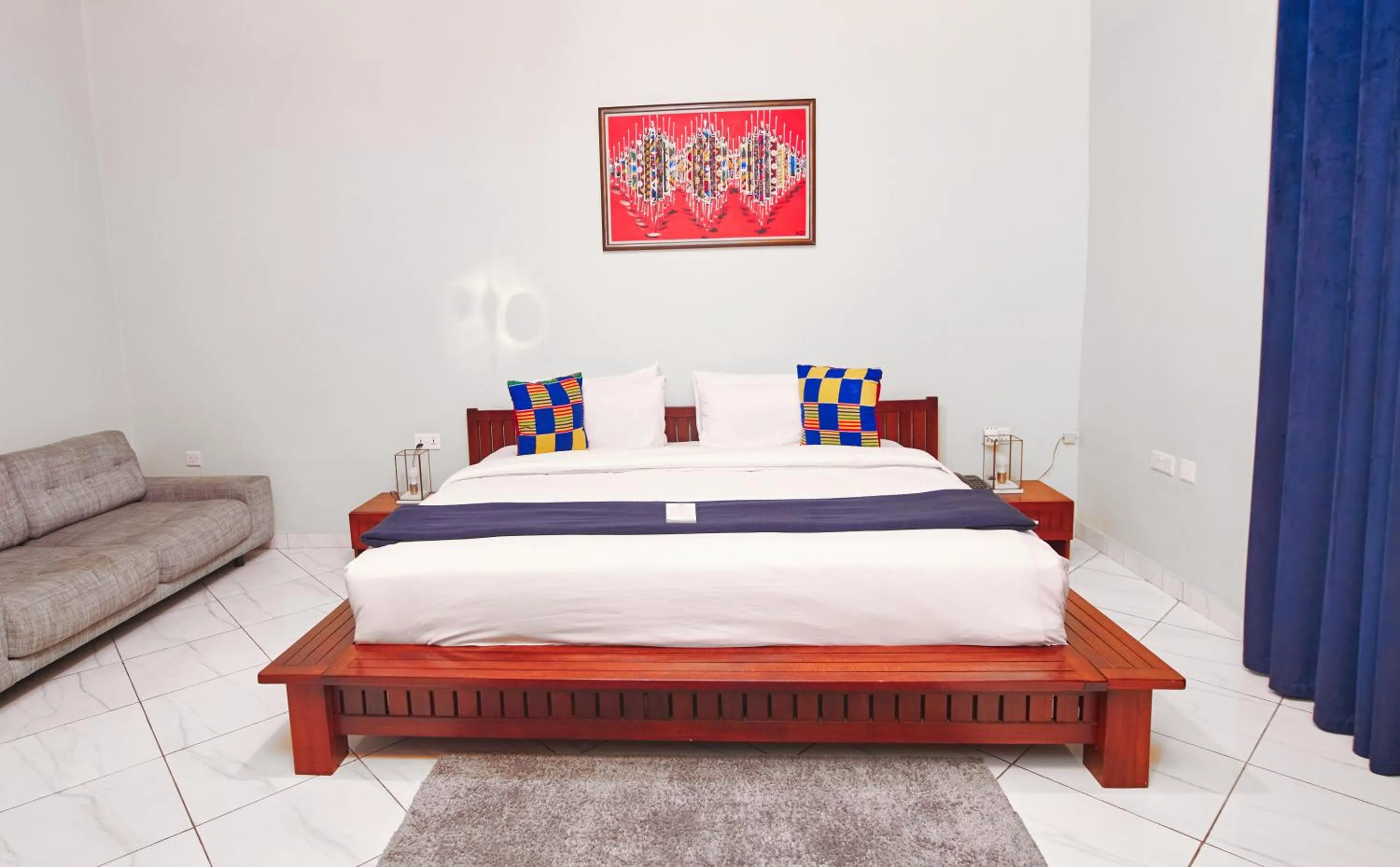Bed in The Haven Boutique Hotel