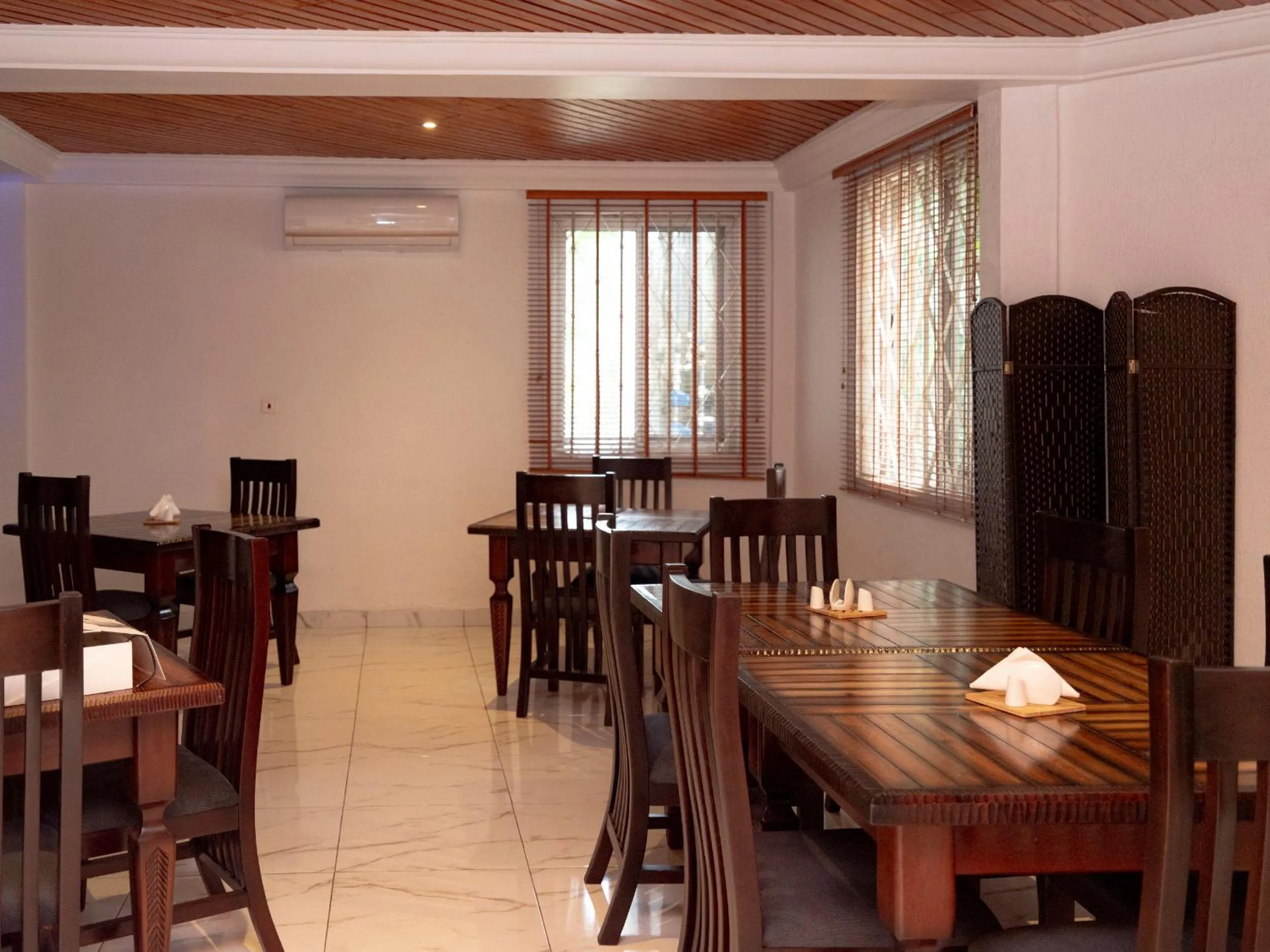 Dining area in The Haven Boutique Hotel