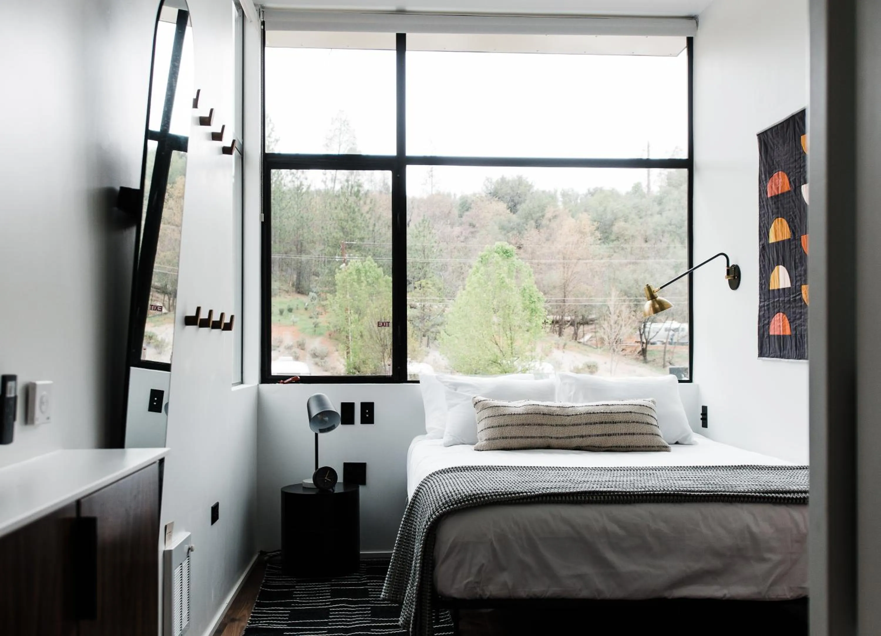 Bed in AutoCamp Catskills