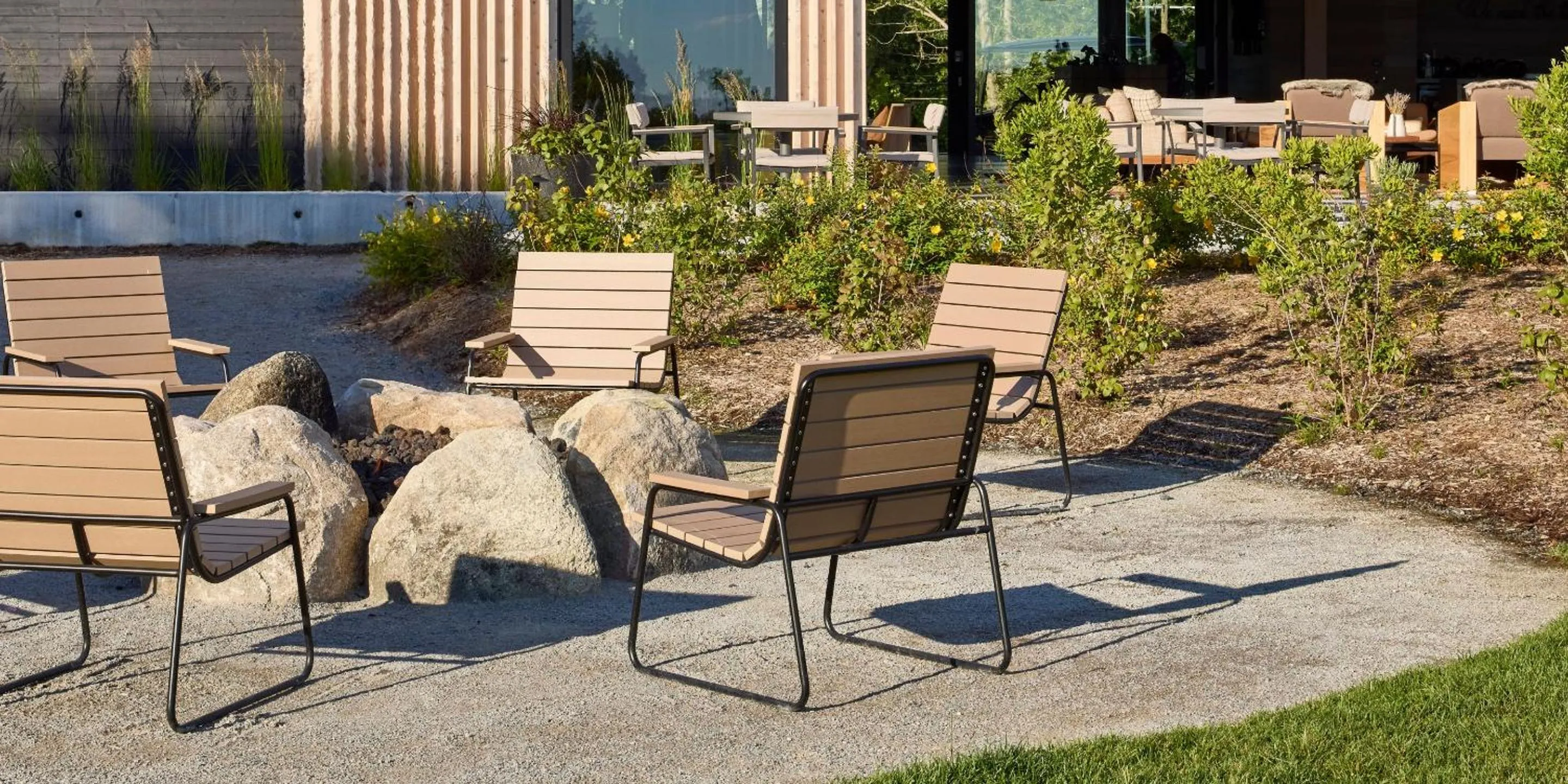 Patio in AutoCamp Catskills