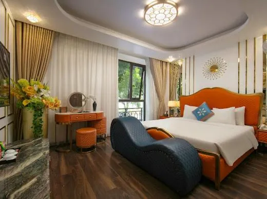 Bed in Bao Ngoc Hotel Linh Dam