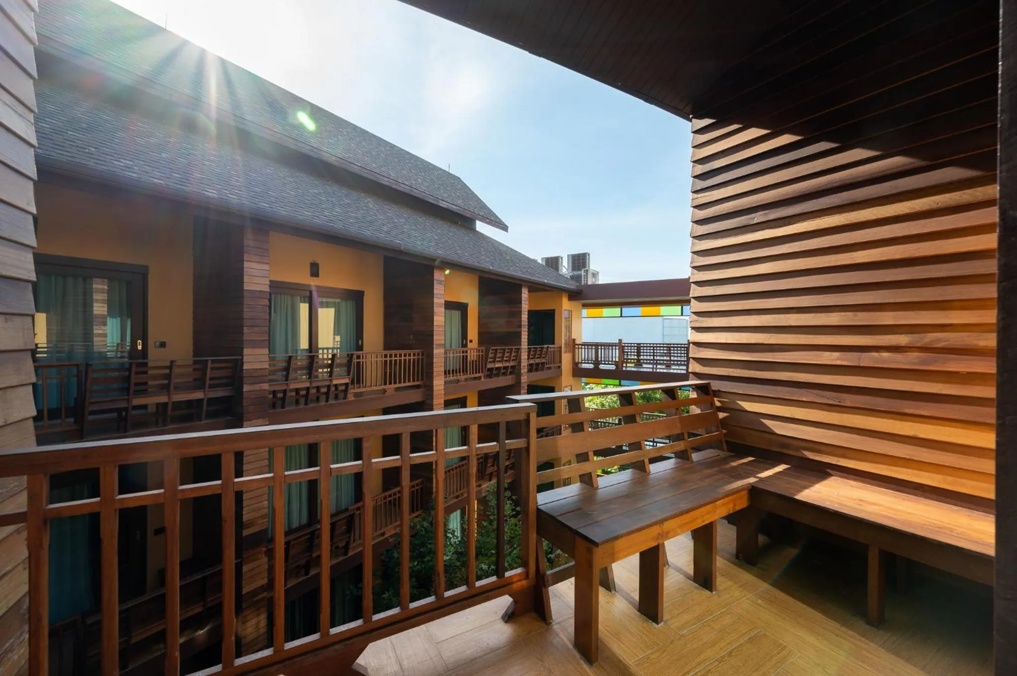 Balcony/Terrace in At Gate Thaphae Hotel