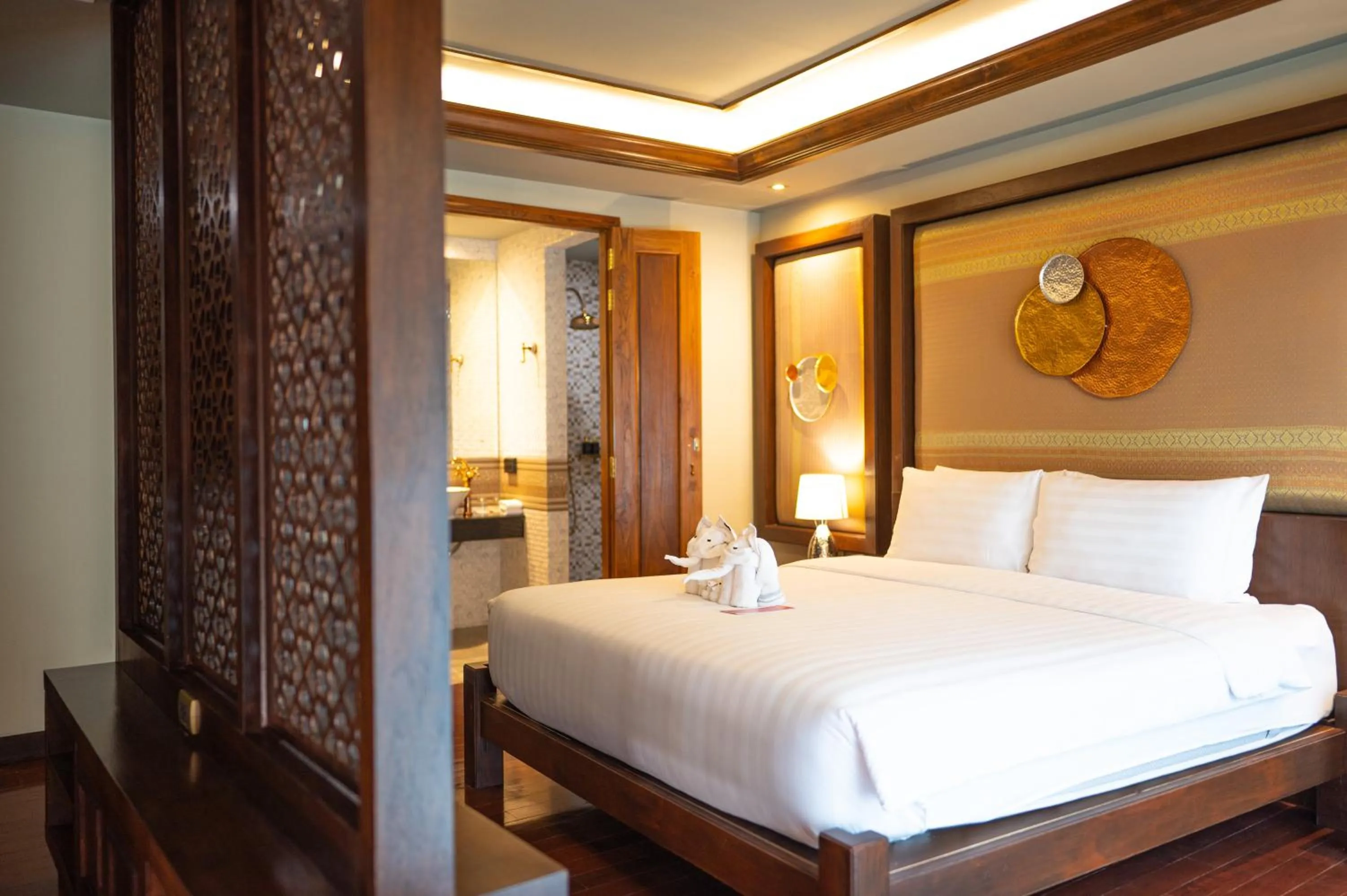 Bed in At Gate Thaphae Hotel