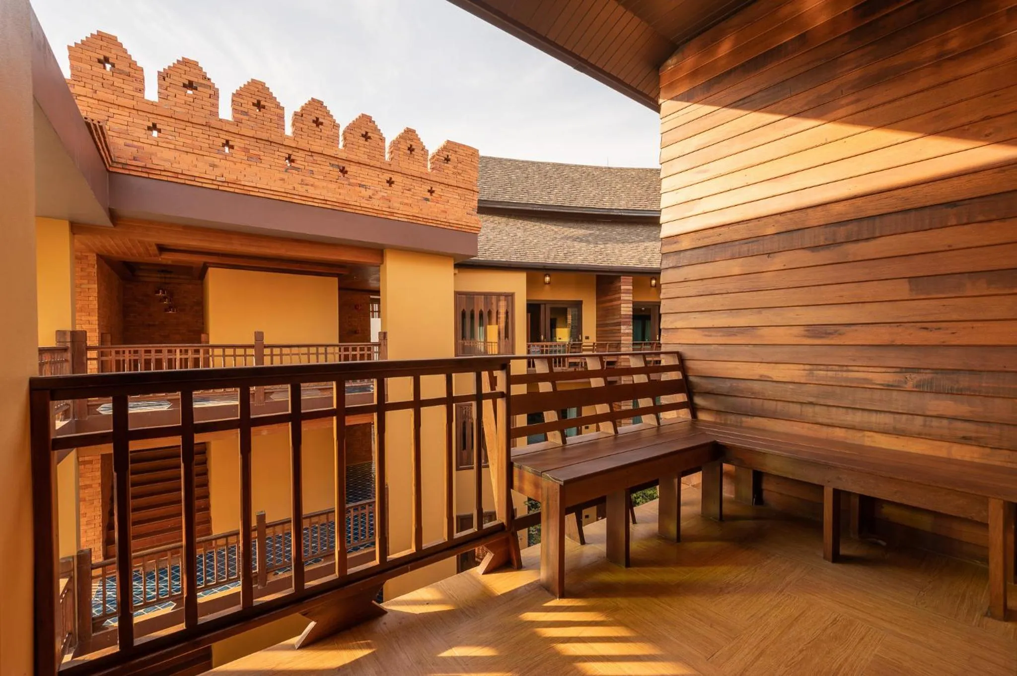 Balcony/Terrace in At Gate Thaphae Hotel