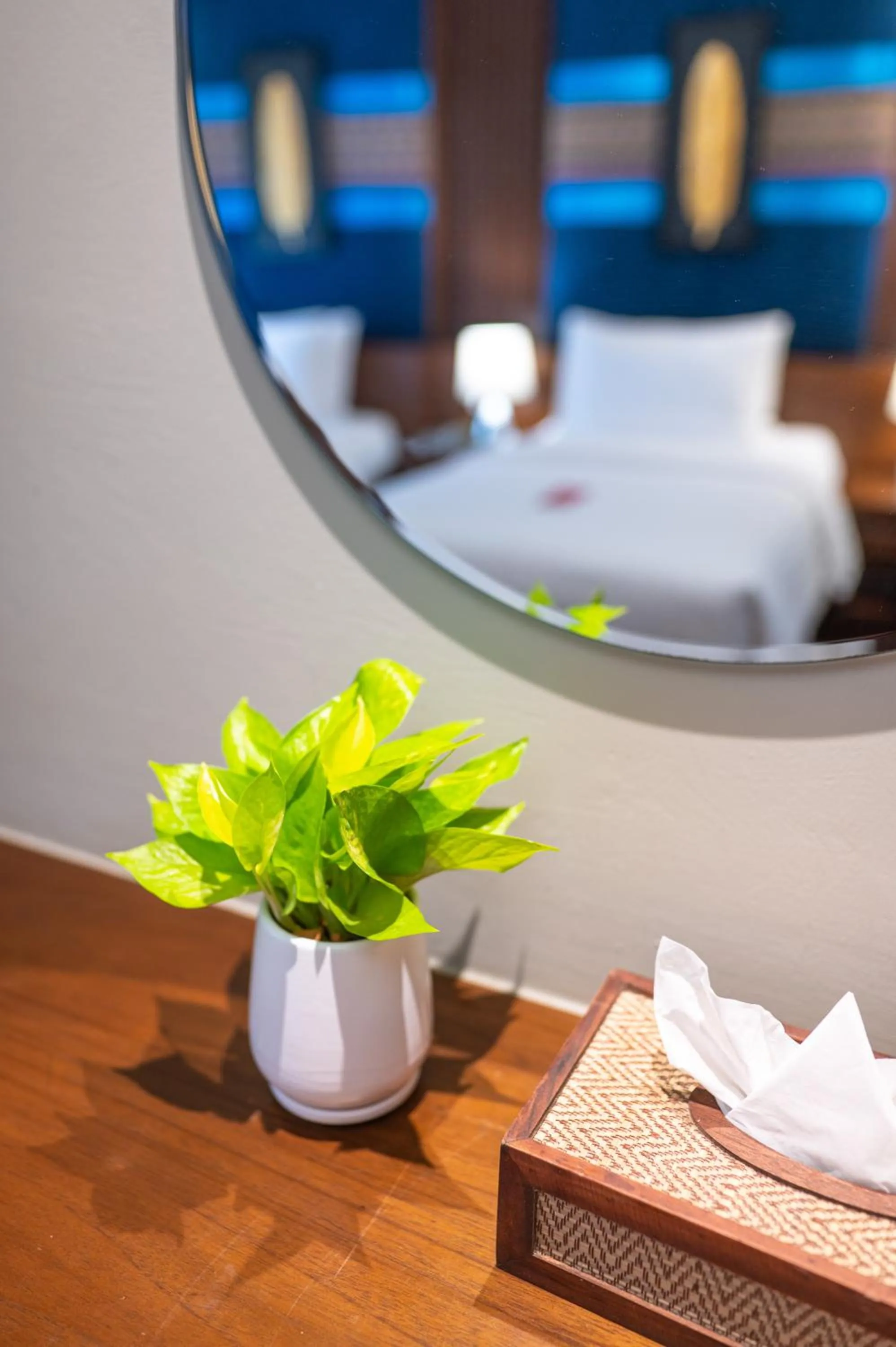 Bed in At Gate Thaphae Hotel