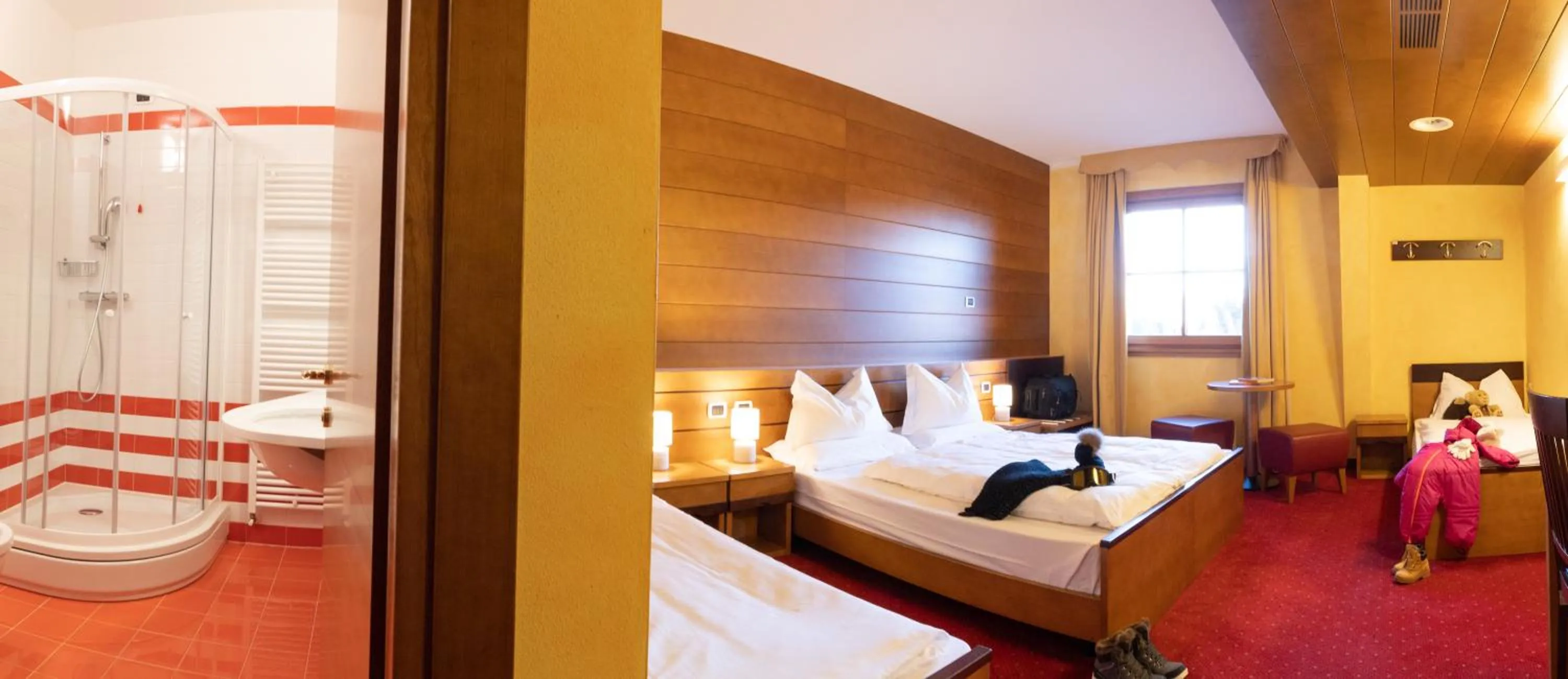 Bed in Hotel Enzo Moro